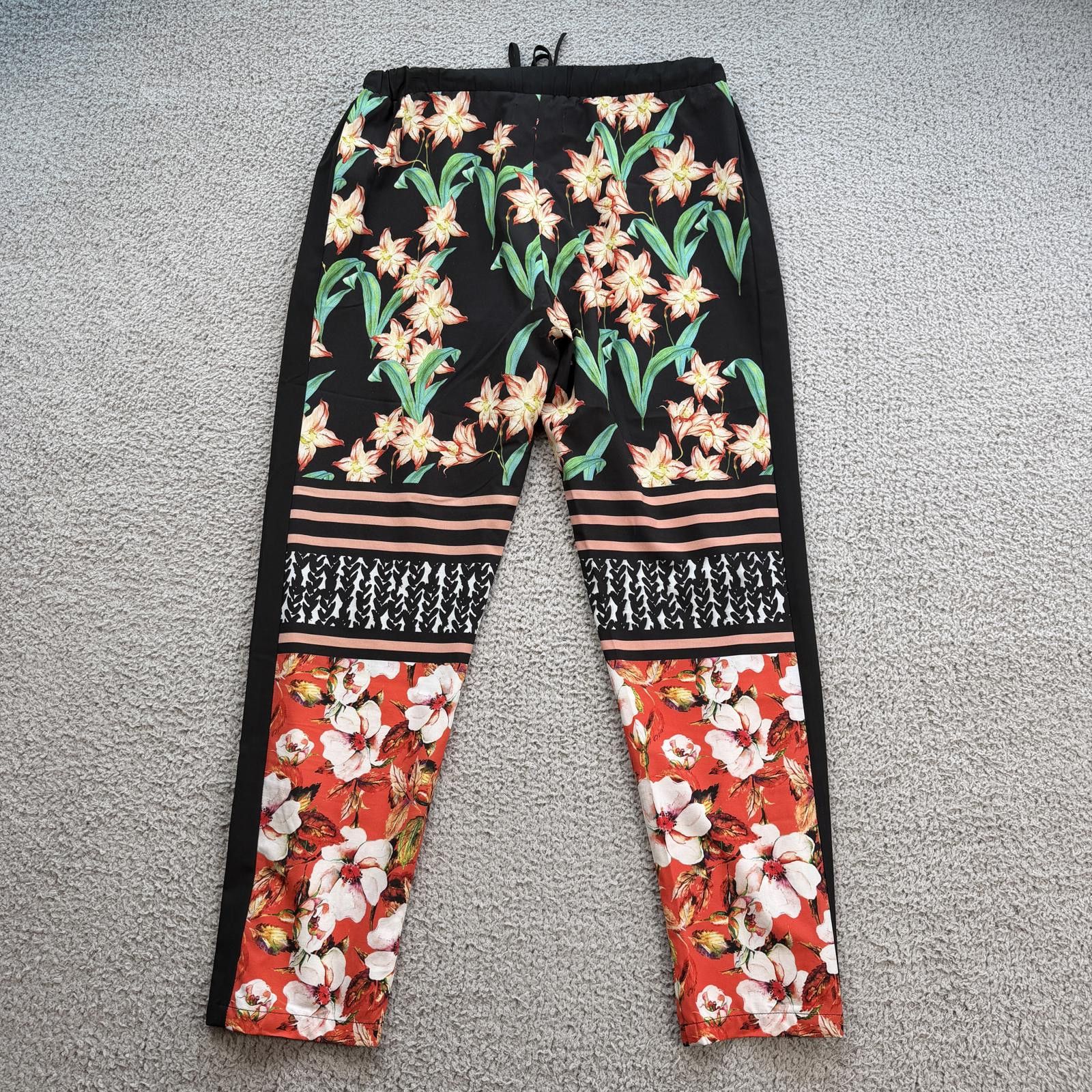 Clover Canyon Clover Canyon Floral Print Statement Pants Women M USA Made Size 32" / US 10 / IT 46 - 2 Thumbnail