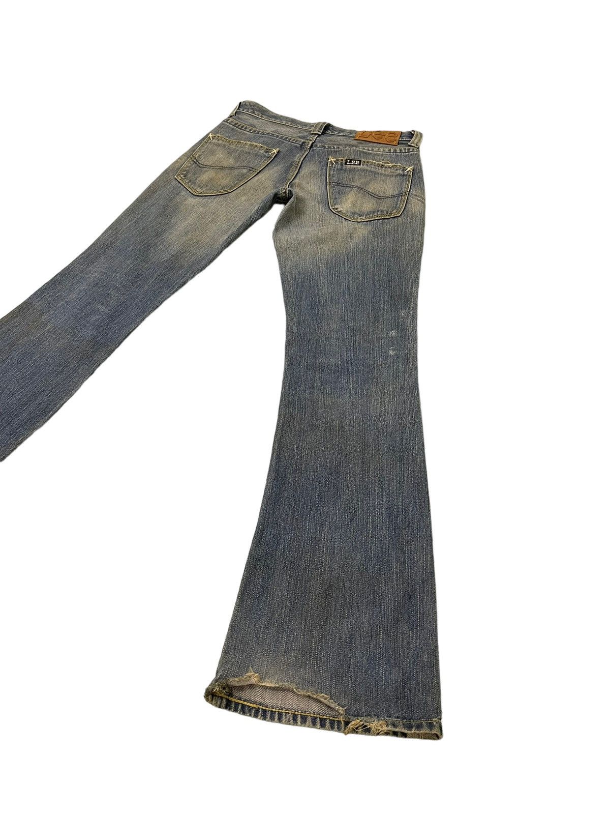 Lee Flare Jeans Lee Japan Distress Faded Boot Cut 7🟦5 Size US 30 / EU 46 - 14 Thumbnail
