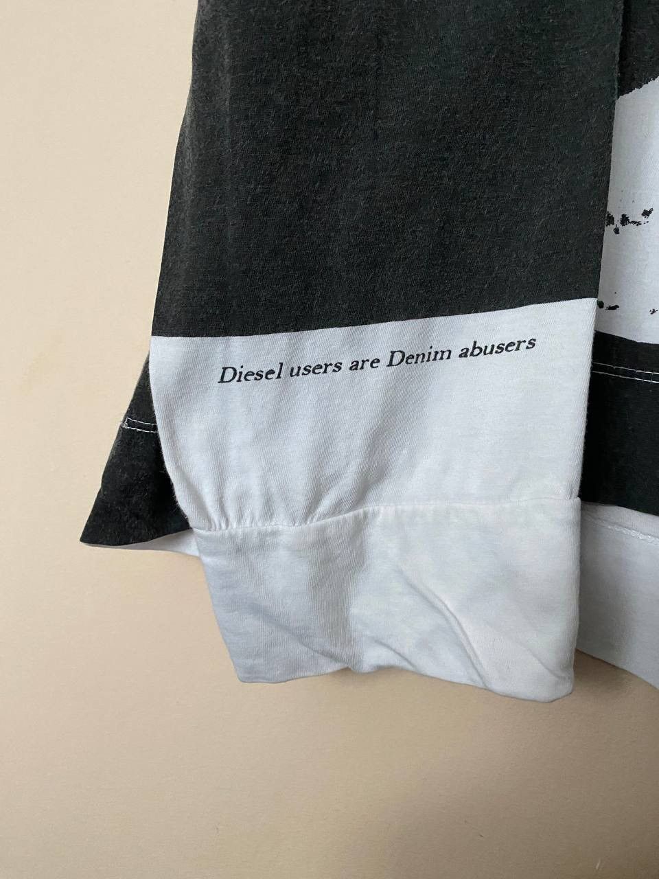 Diesel 📌 00s Diesel 'Losers' Studded Face Negative Longsleeve Shirt Size US L / EU 52-54 / 3 - 3 Thumbnail