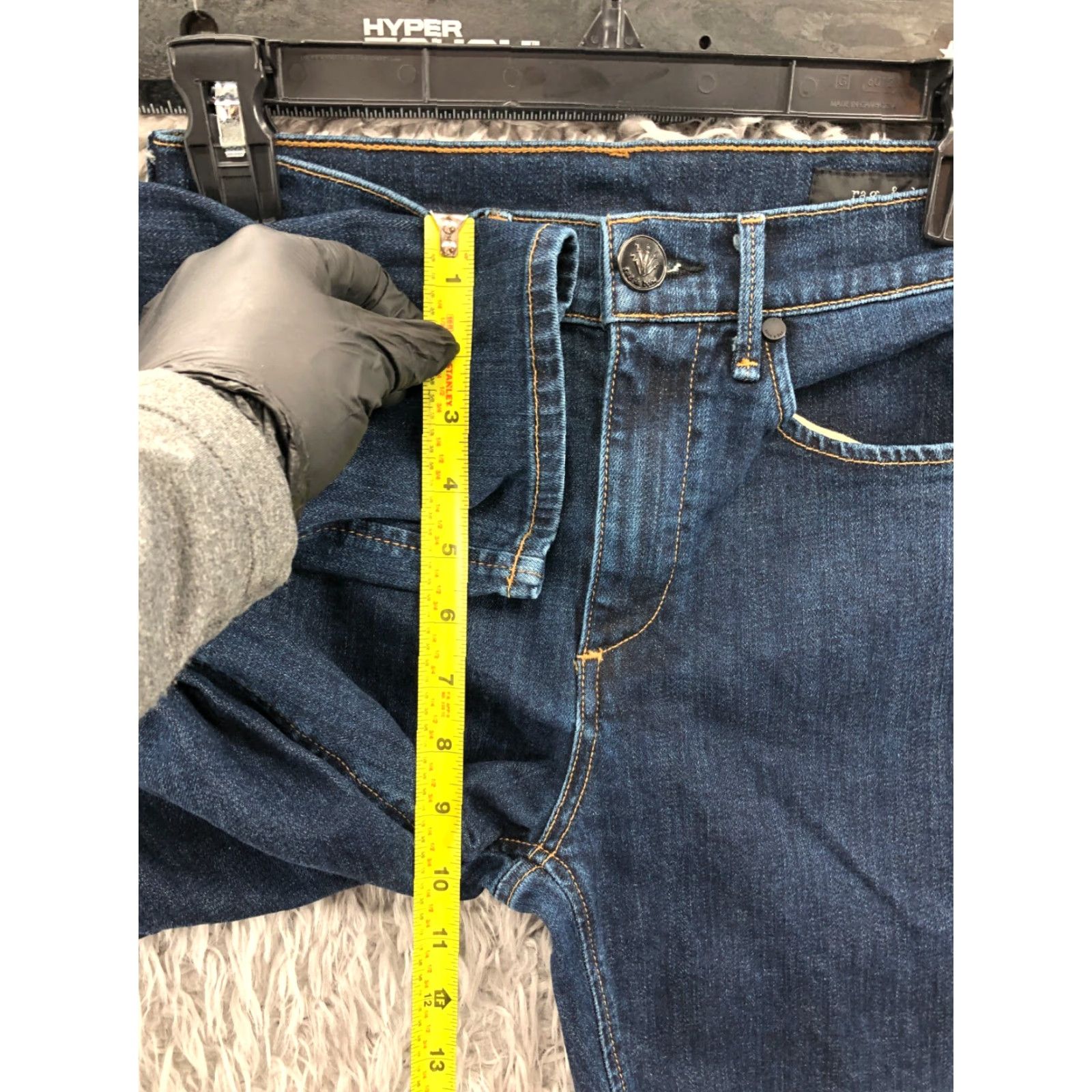 Rag & Bone rag & bone Jeans Skinny Womens Dark Wash Blue 25 Regular Inseam 29 in Cotton Denim Size 42" / US 20 - 4 Thumbnail