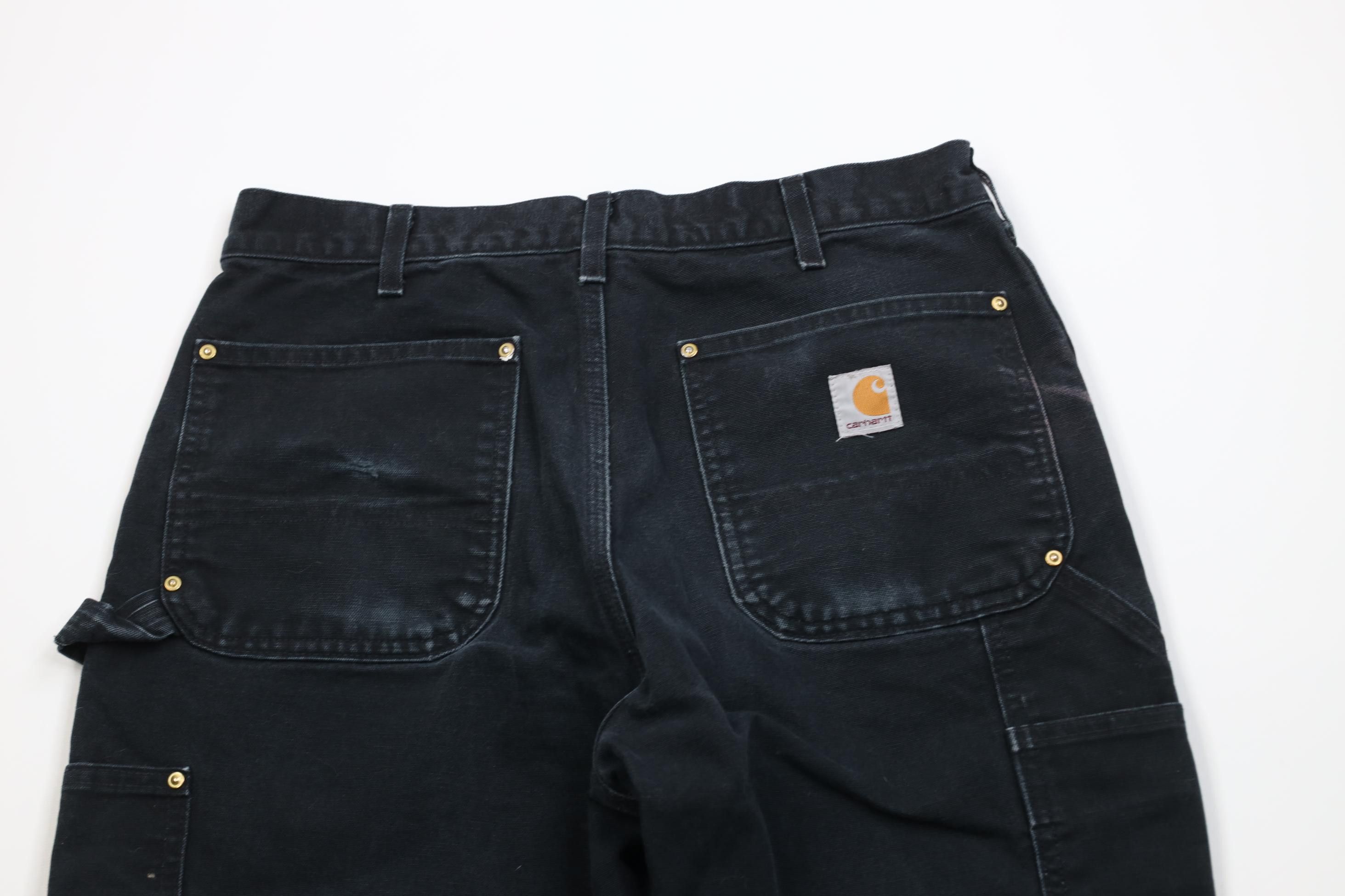 Carhartt Vintage Y2K Carhartt Double Knee Wide Leg Pants Black USA Size US 34 / EU 50 - 14 Thumbnail