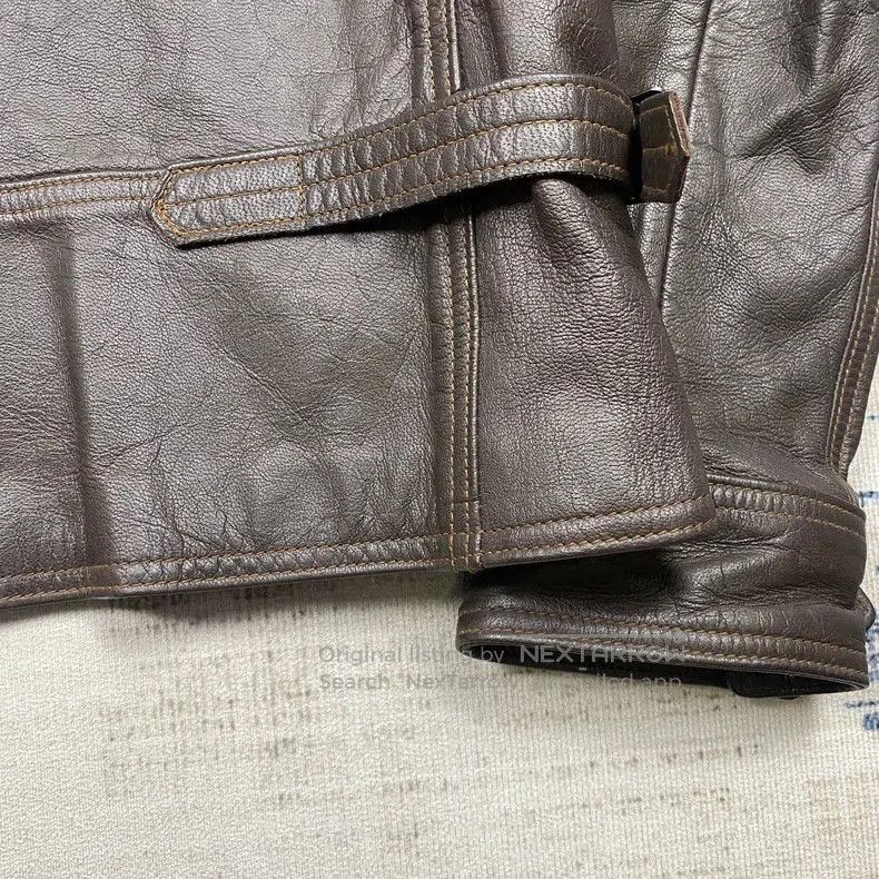 The Real McCoy's LOST WORLDS g8 Flight Leather Jacket. Size US M / EU 48-50 / 2 - 8 Thumbnail