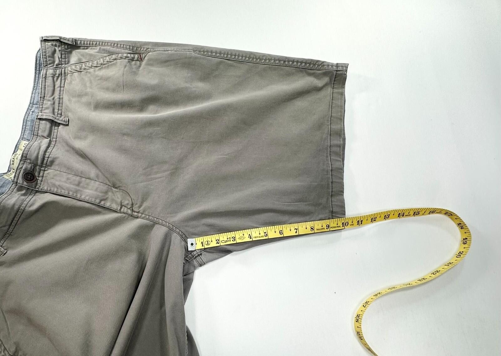 Lucky Brand Lucky Brand Flat Front Chino Shorts Gray Mens 40 Size US 40 / EU 56 - 5 Thumbnail