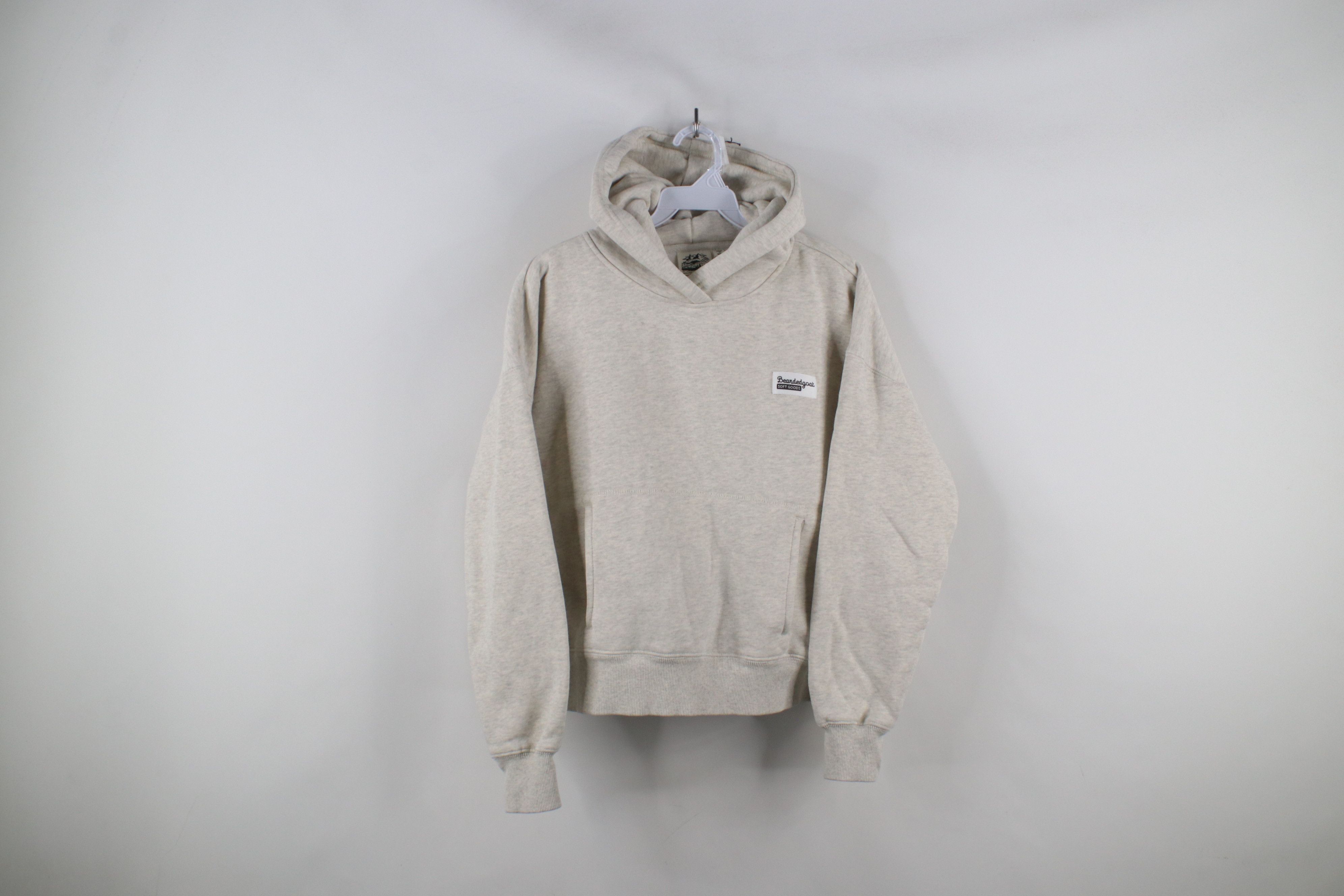 Vintage Beardedgoat Overnight Hoodie Sweatshirt Heather Gray Size M / US 6-8 / IT 42-44 - 1 Thumbnail