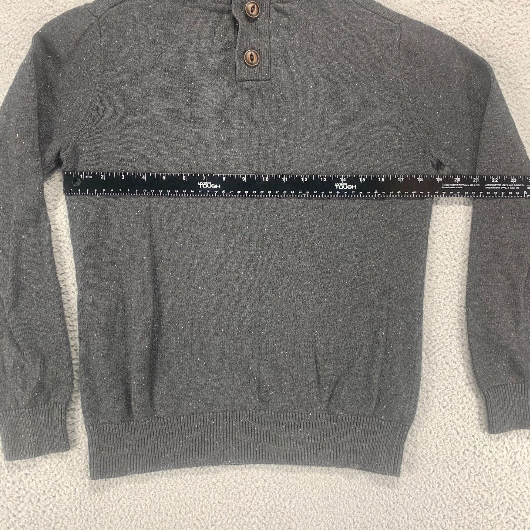 Gap GAP Sweater Womens Small Gray Pullover Long Sleeve Button Casual Outdoor Size S / US 4 / IT 40 - 7 Thumbnail