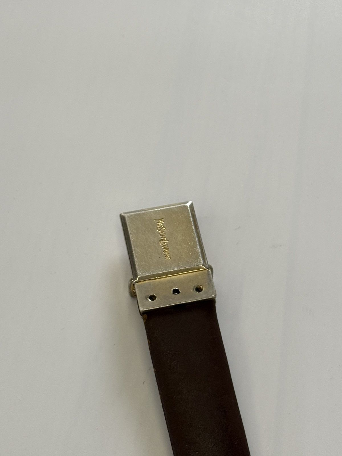Yves Saint Laurent Vintage 70-80s Yves Saint Laurent Leather Belt Size ONE SIZE - 9 Thumbnail