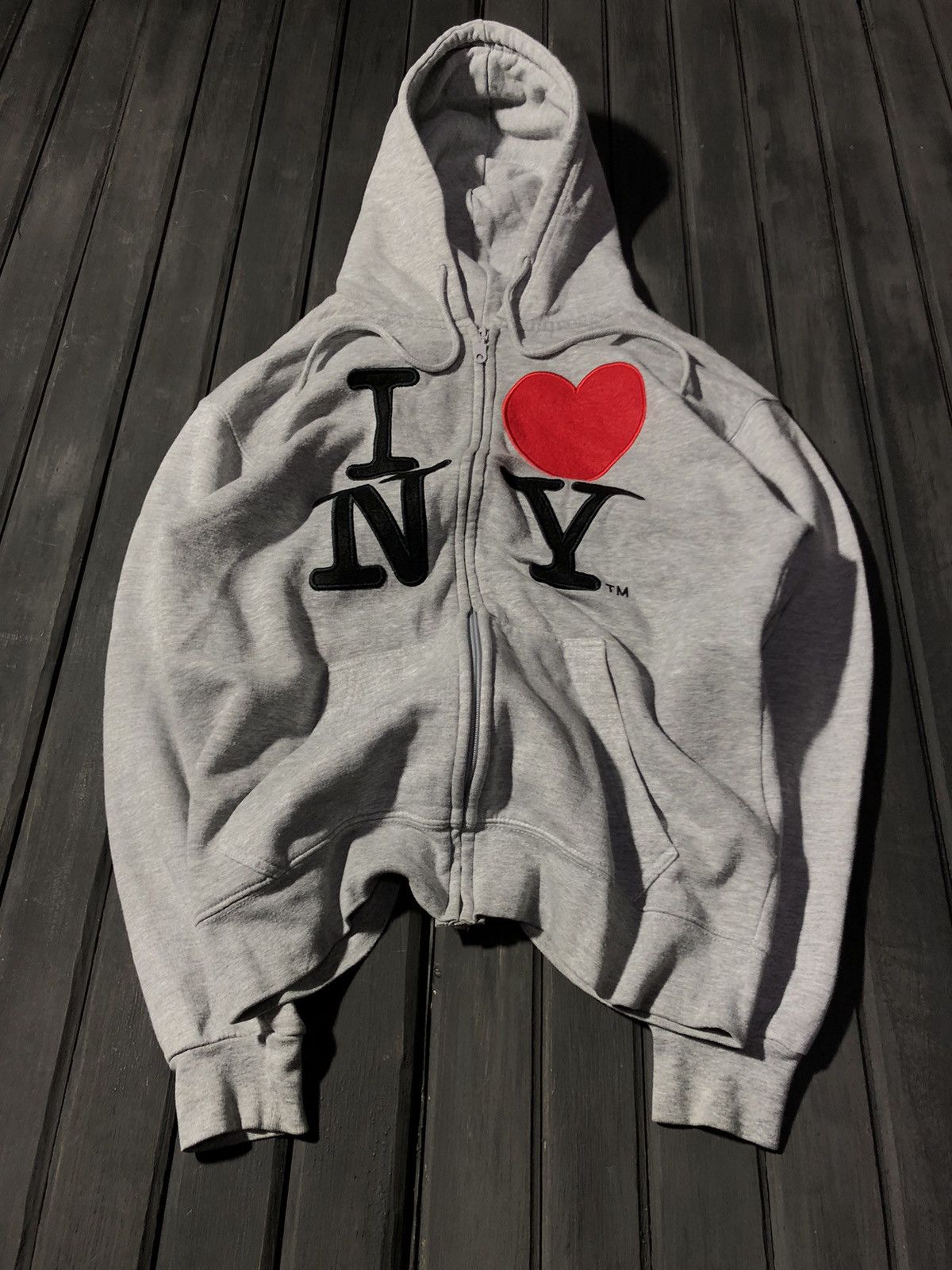 Pre-owned Hysteric Glamour X If Six Was Nine Japanese Avant Garde If Six Was Nine Y2k Zip I L Ny Hoodie (size Medium) In Multicolor