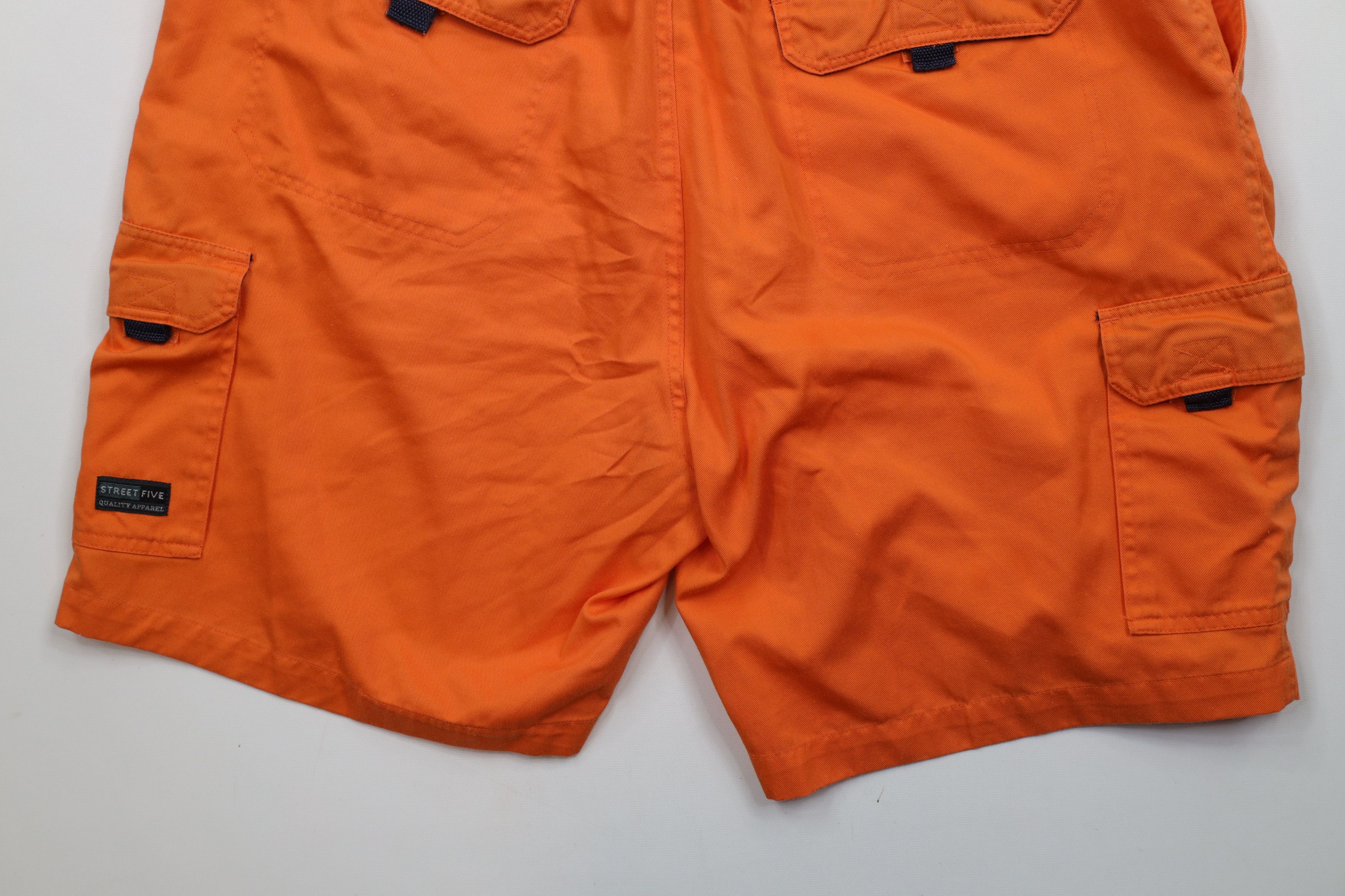 Vintage Vintage 90s Streetwear Relaxed Fit Above Knee Cargo Shorts Size US 40 / EU 56 - 12 Thumbnail