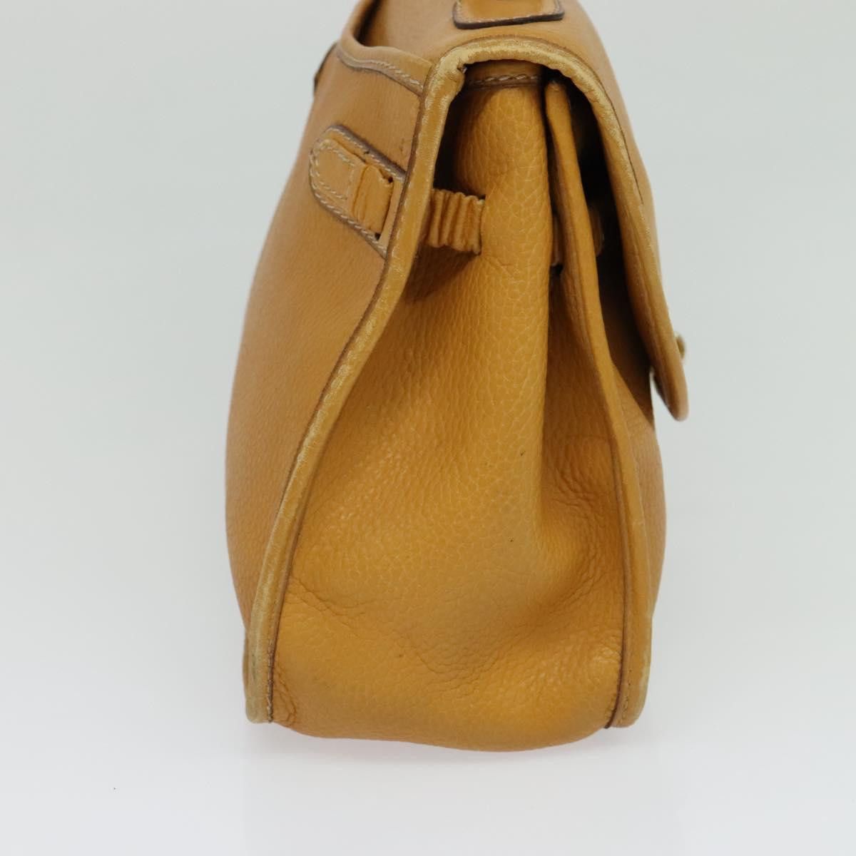 Celine CELINE Hand Bag Leather Yellow Size ONE SIZE - 4 Thumbnail
