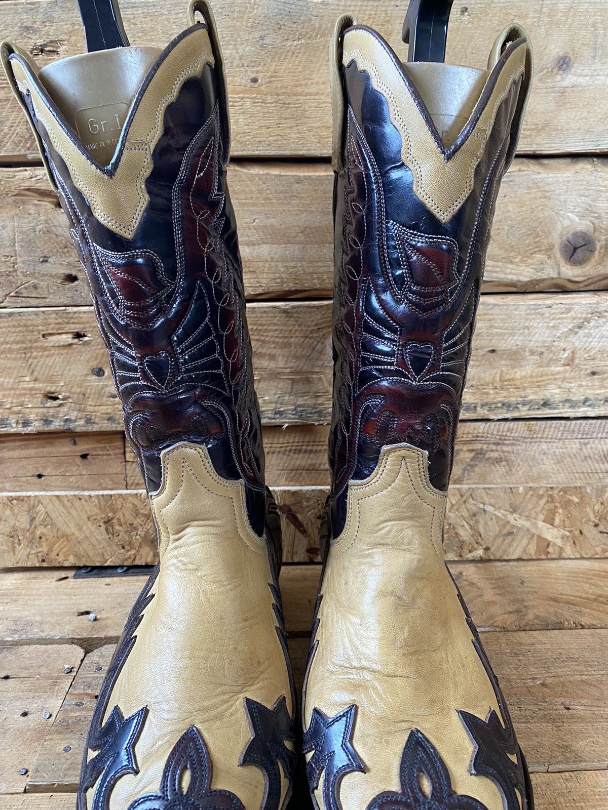Cowboy Equipment Sendra western riding cowboy floral boots sz 42 Size US 8.5 / EU 41-42 - 4 Thumbnail