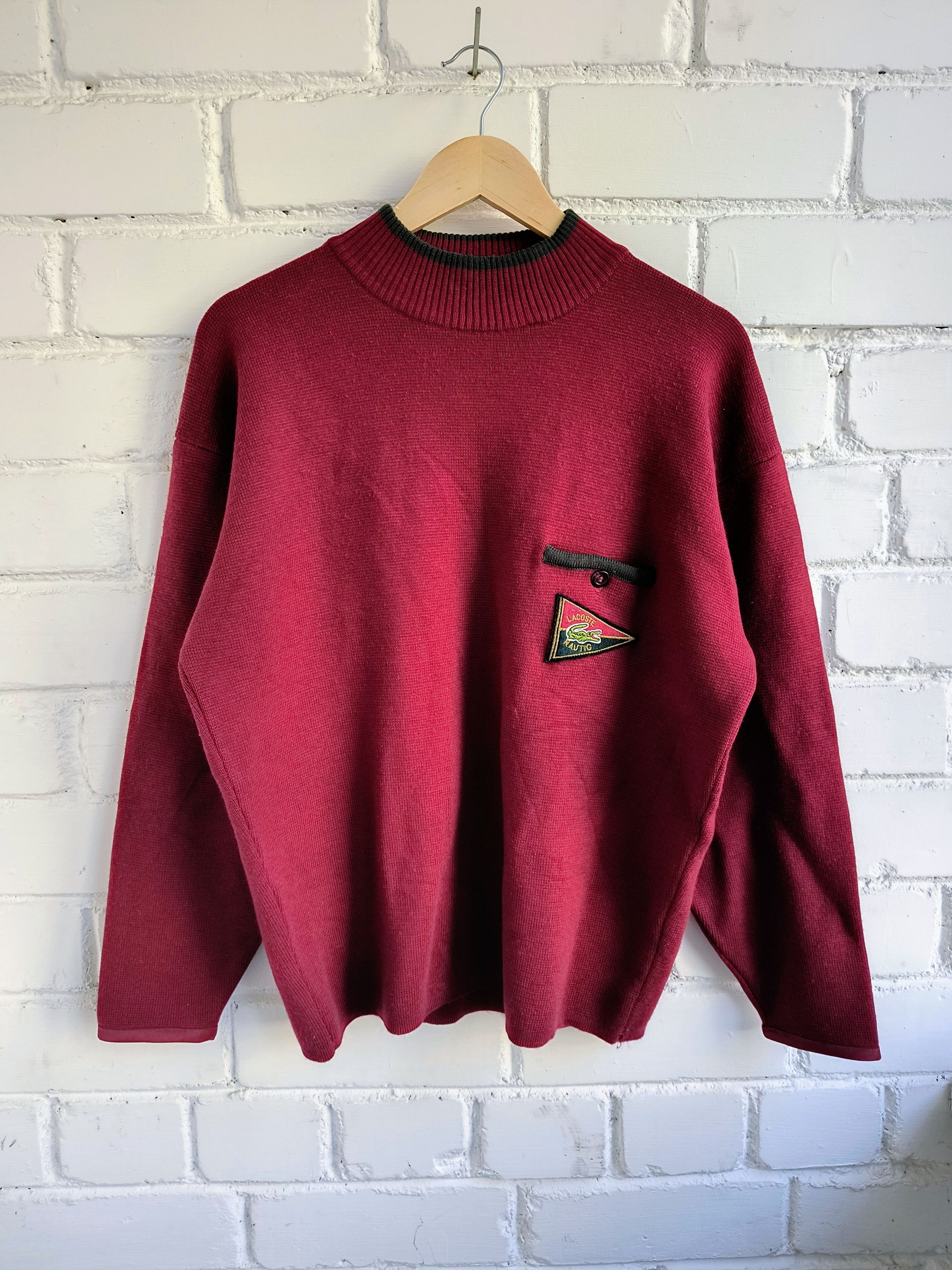 Lacoste Vintage Lacoste Cable Knit Sweater Size US L / EU 52-54 / 3 - 2 Thumbnail