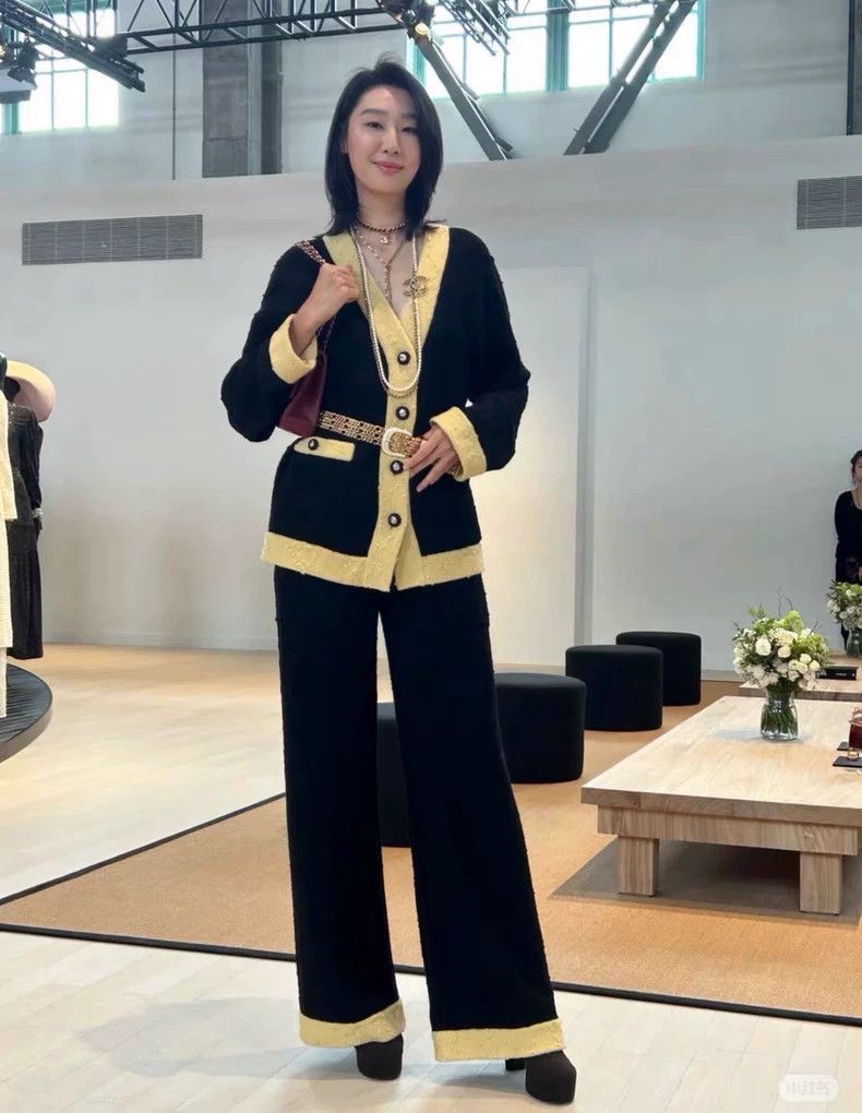 Chanel Chanel 24K black stitching knitted cardigan coat Size XS / US 0-2 / IT 36-38 - 7 Thumbnail