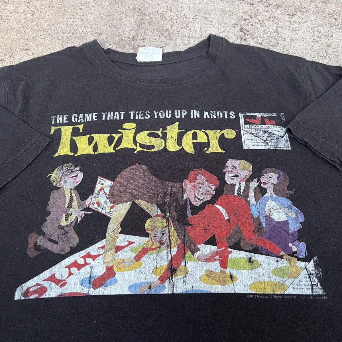 The Game Vintage Y2K Twister Board Game Streetwear Graphic Tee Size US L / EU 52-54 / 3 - 1 Thumbnail