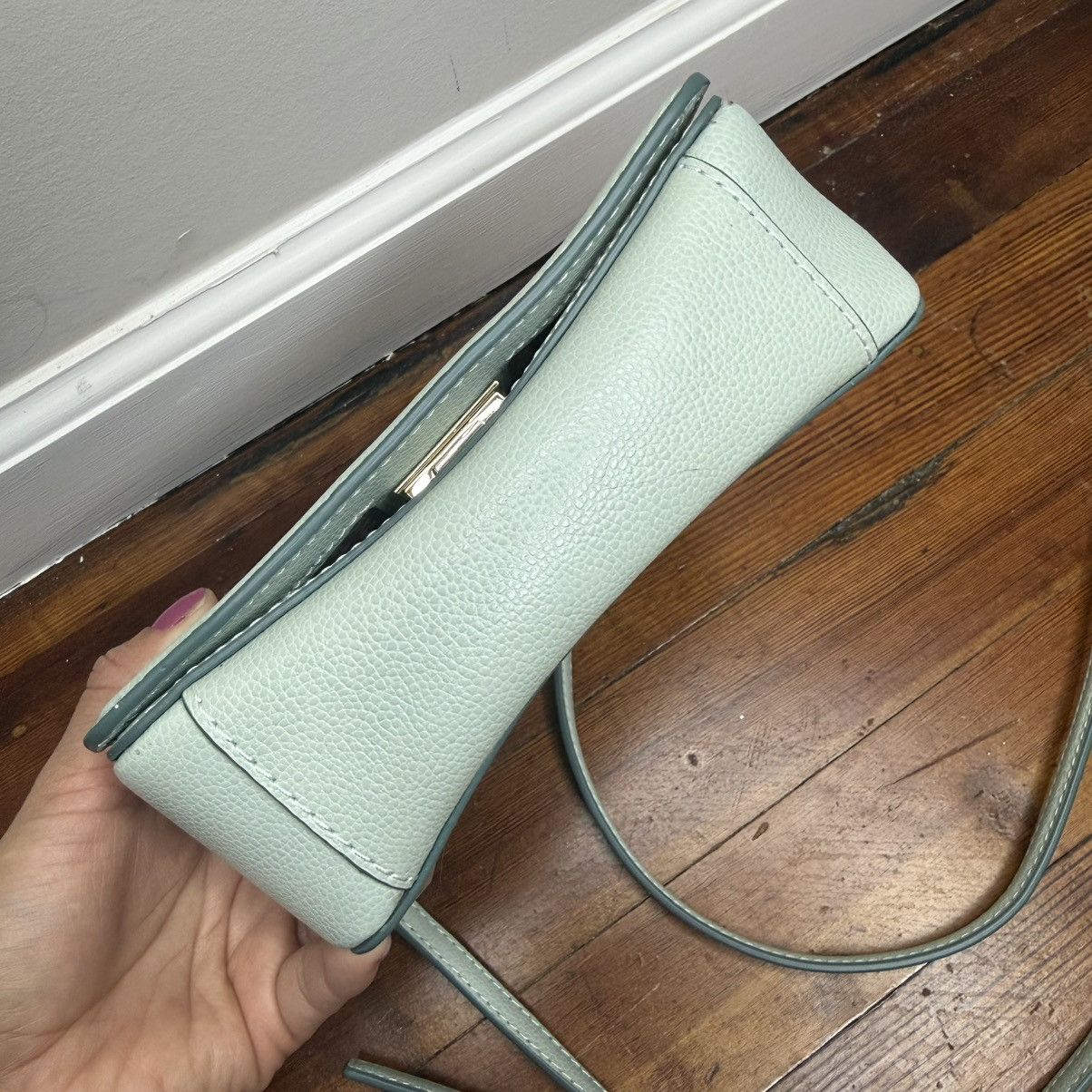 Kate Spade kate spade Mint Green Pebbled Leather Crossbody with Chain Size ONE SIZE - 4 Thumbnail