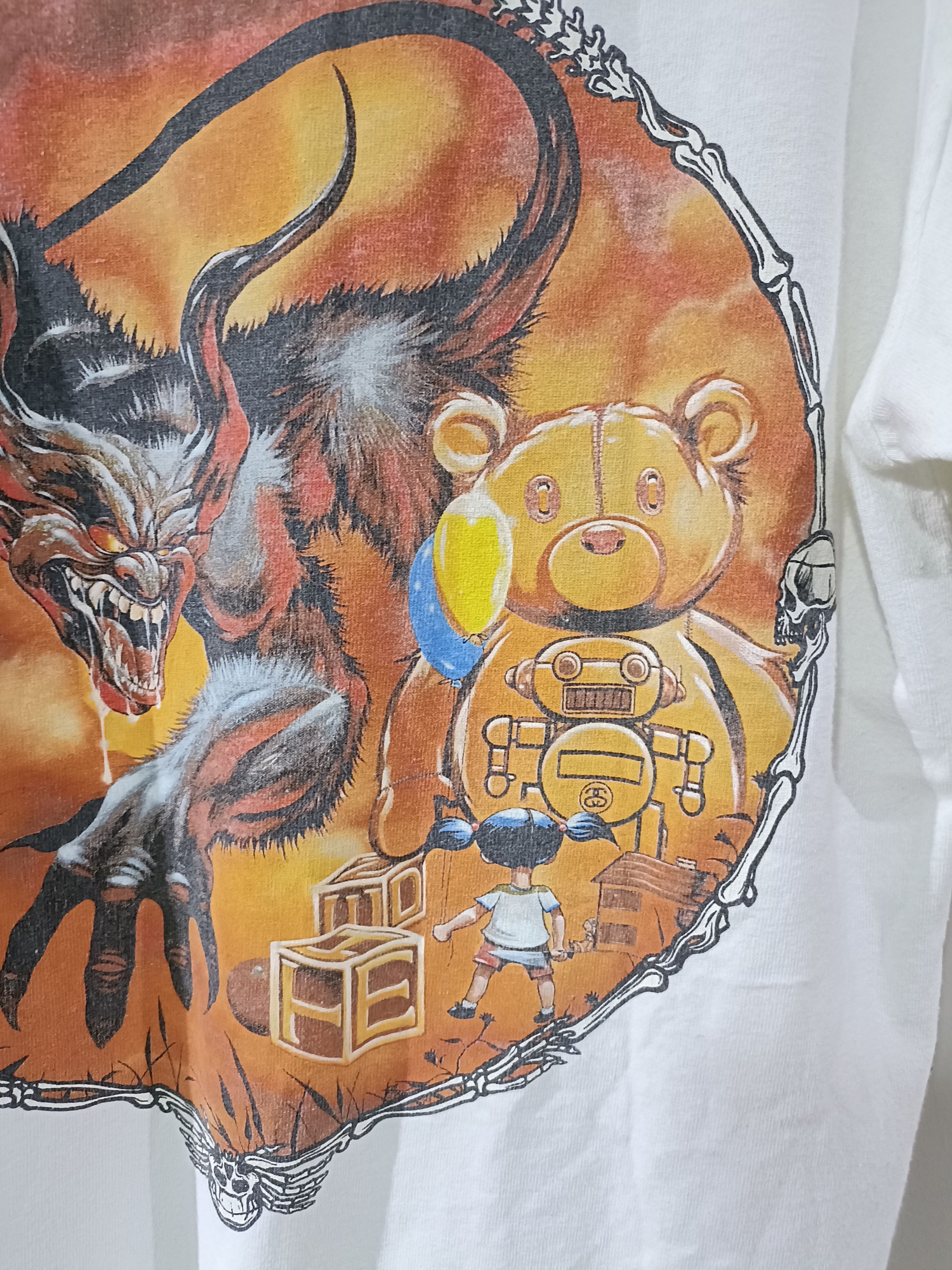 Designer × Stussy Stussy Customade Devil's Design Back Hit Medium Size Size US M / EU 48-50 / 2 - 9 Thumbnail