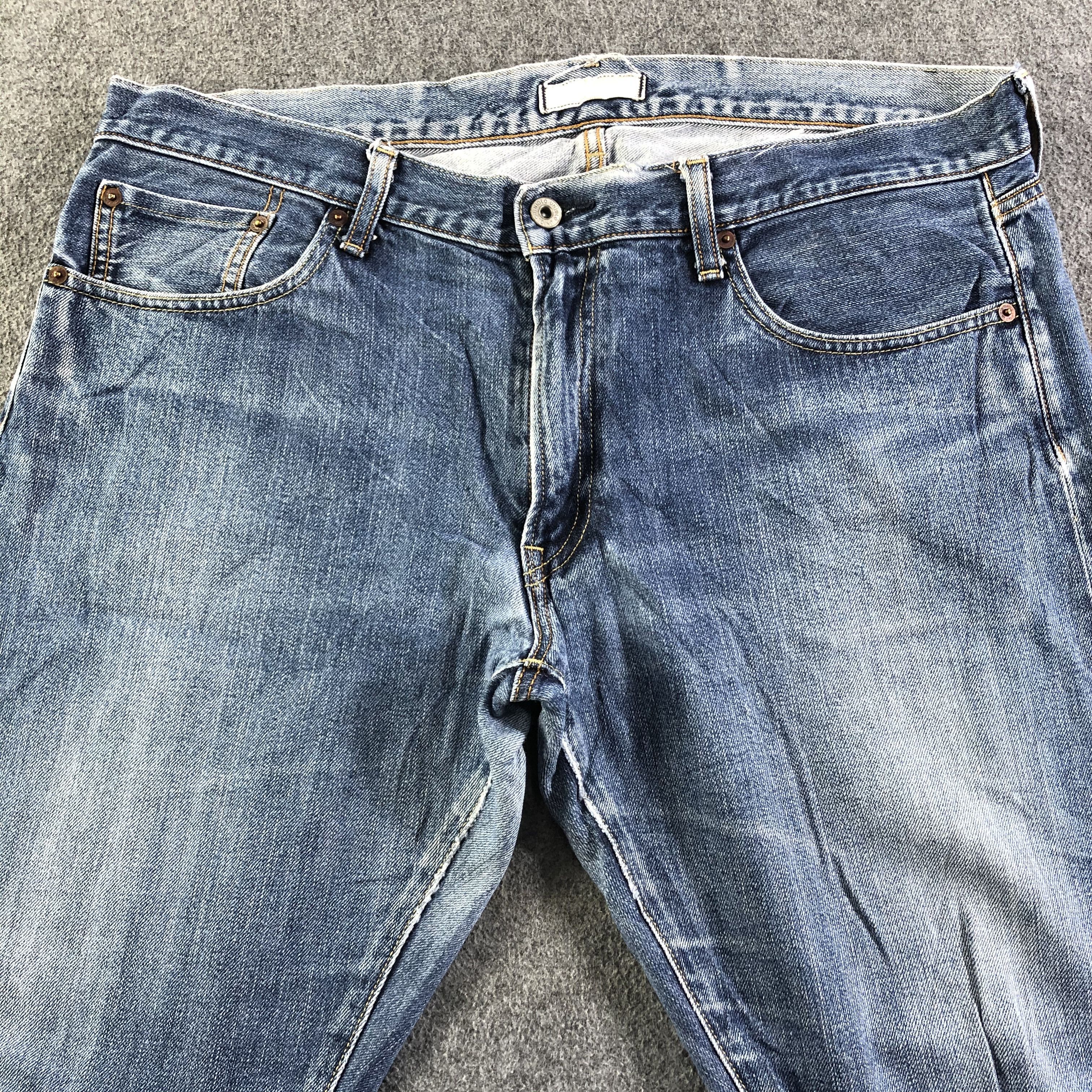 Uniqlo Blue Wash Uniqlo Selvedge Jeans-J2990 Size US 39 - 3 Thumbnail