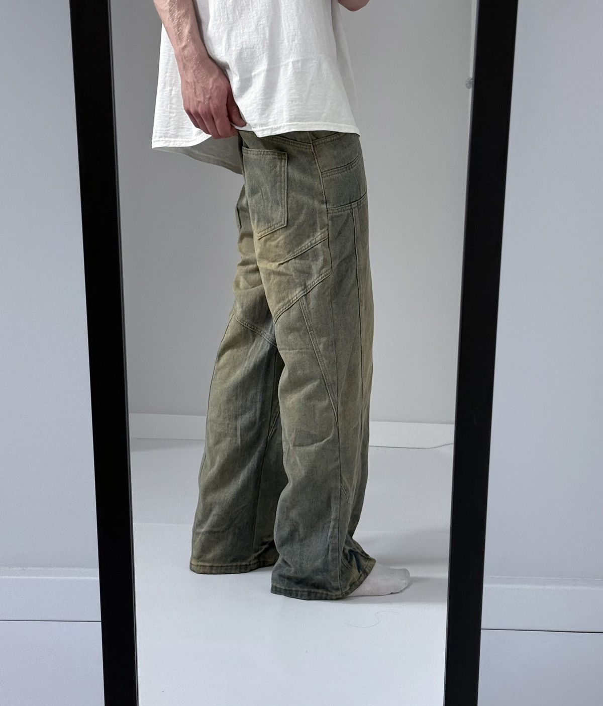 Other Vintage y2k streetwear wide track avantgarde opium jeans Size US 32 / EU 48 - 3 Thumbnail