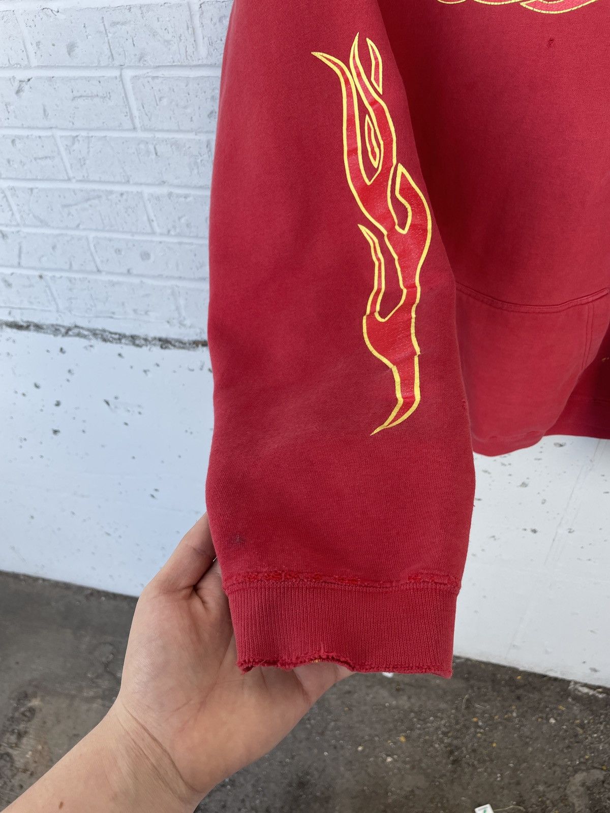 Sex Skateboards Pornstar Skateboards Faded Flame Sleeve Hoodie Size US XL / EU 56 / 4 - 11 Thumbnail