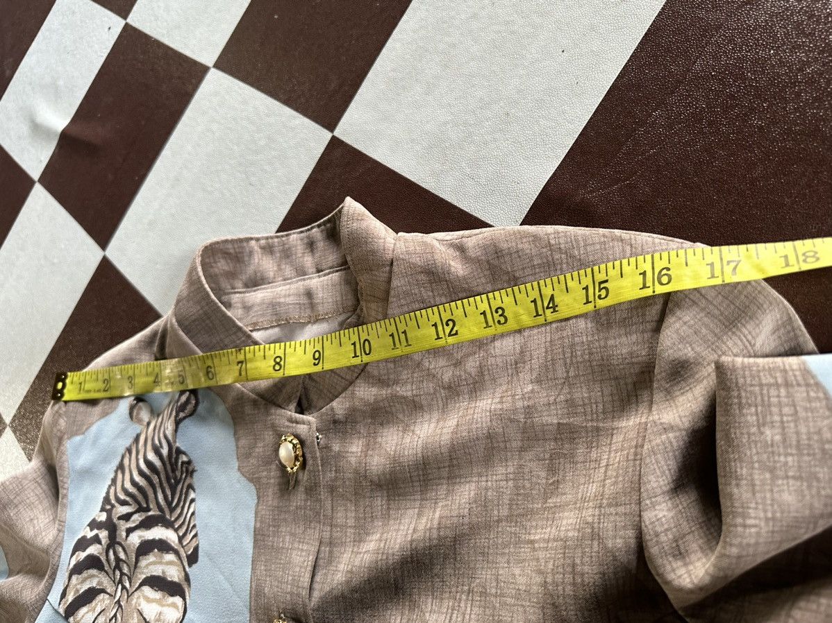 Japanese Brand animal printed silks shirts Size M / US 6-8 / IT 42-44 - 8 Thumbnail