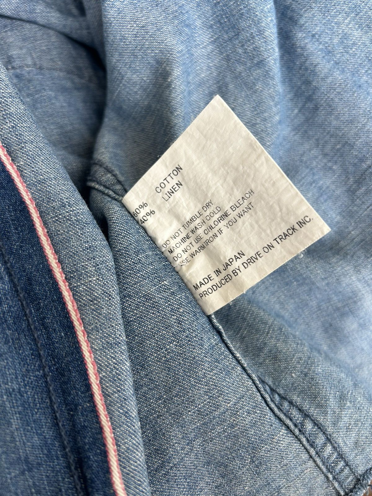 *A VONTADE Selvedge Denim Western Shirt Size US M / EU 48-50 / 2 - 11 Thumbnail