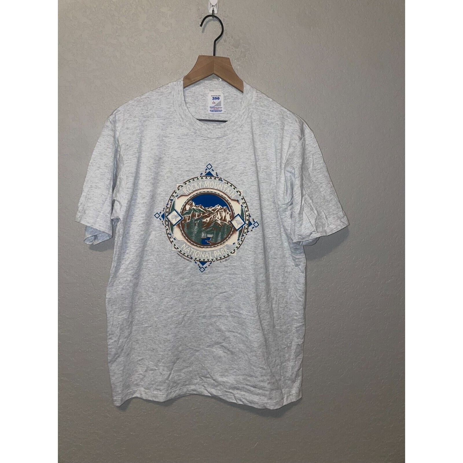 Jerzees 90s Vintage Rocky Mountain National Park RMNP Shirt CO VTG 1 Size US L / EU 52-54 / 3 - 1 Thumbnail