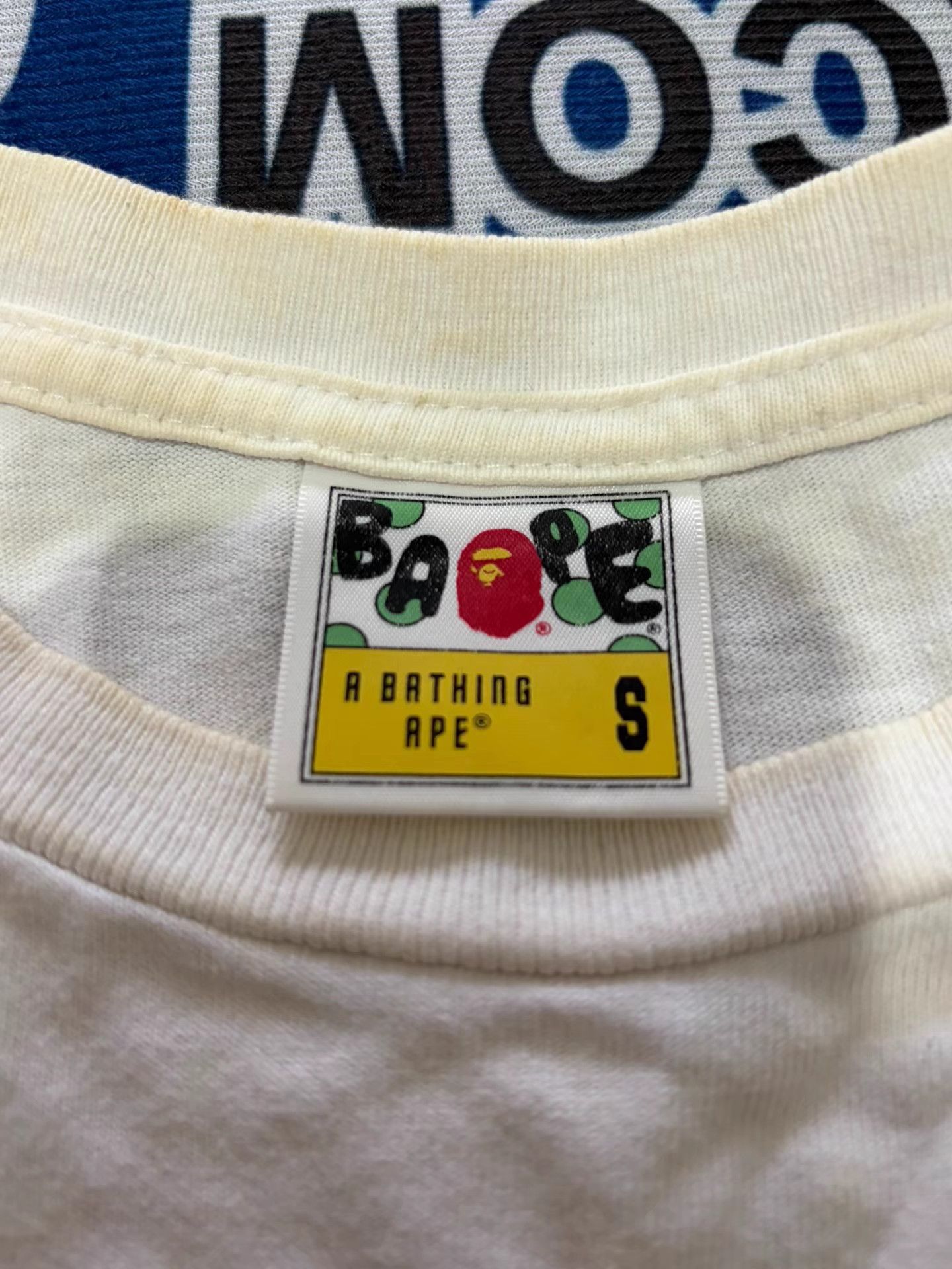 Bape Bape Ape Head White Short Sleeve Tee Size US S / EU 44-46 / 1 - 2 Thumbnail