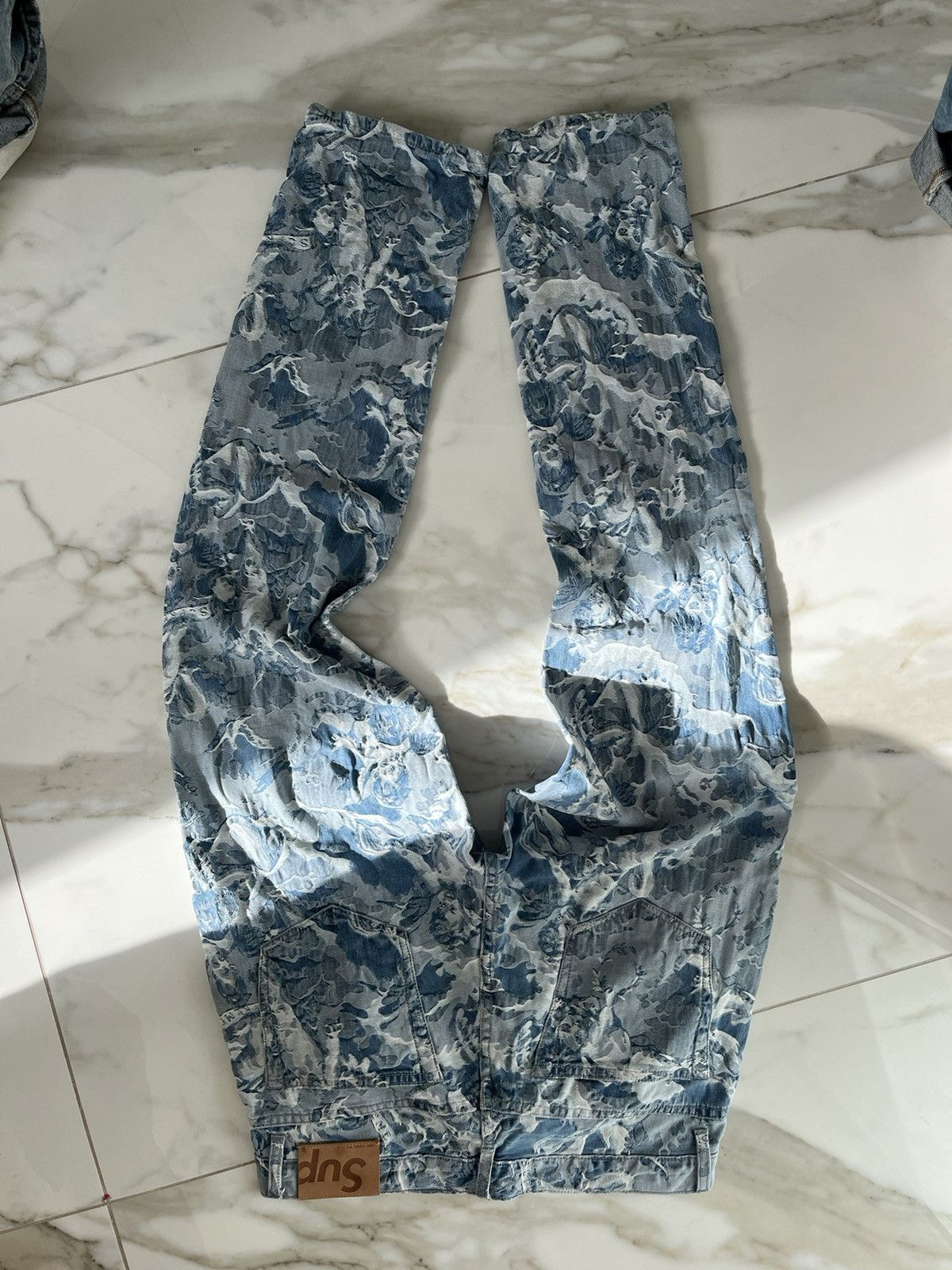 Supreme Supreme Cherub 5 pocket jeans Light blue FW16 Size US 32 / EU 48 - 8 Thumbnail