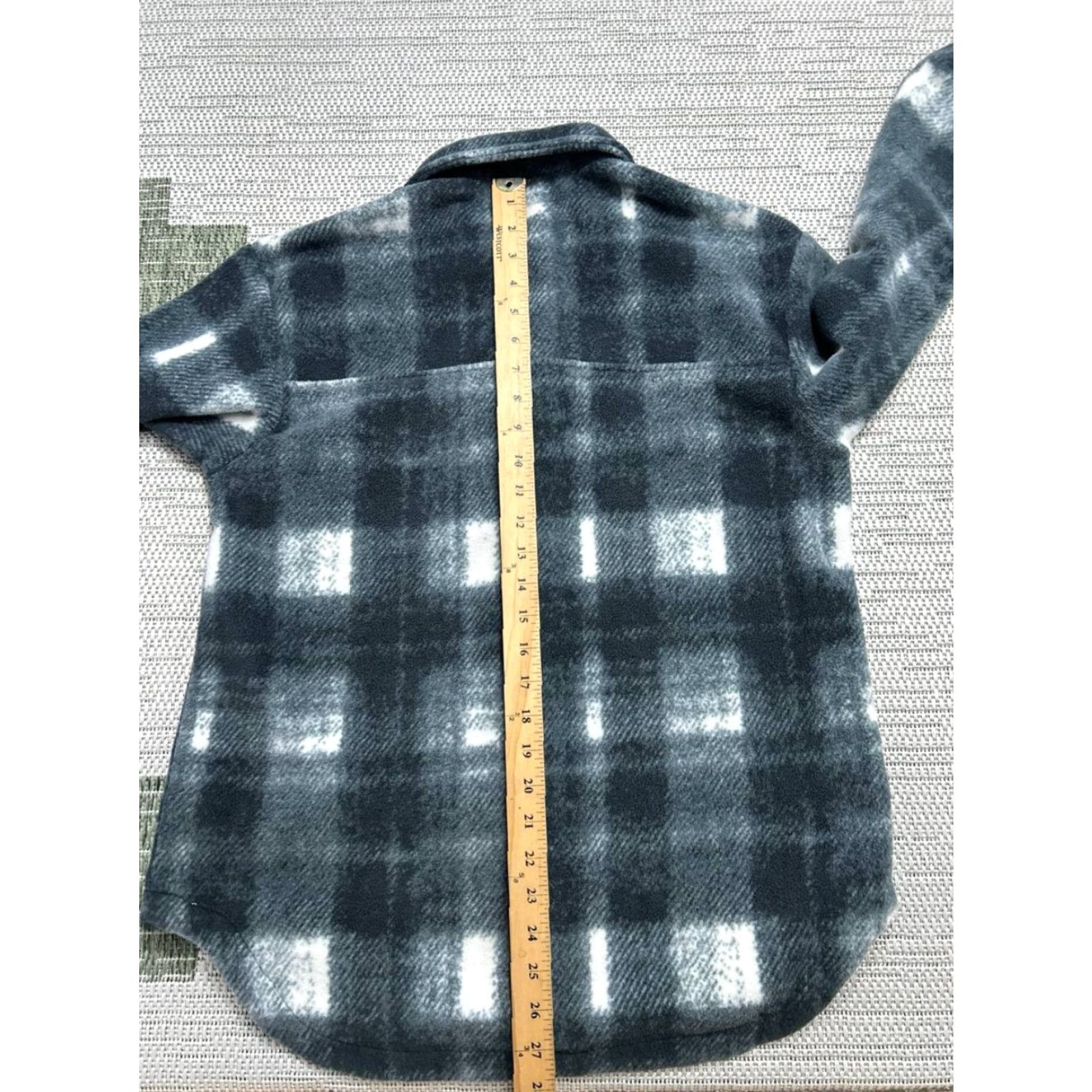Vintage Columbia Benton Springs Shirt Jacket Mens M Blue Insulated Flannel Parka Casual Plaid Fall Winter Button-Front Microfleece? Size US M / EU 48-50 / 2 - 7 Thumbnail