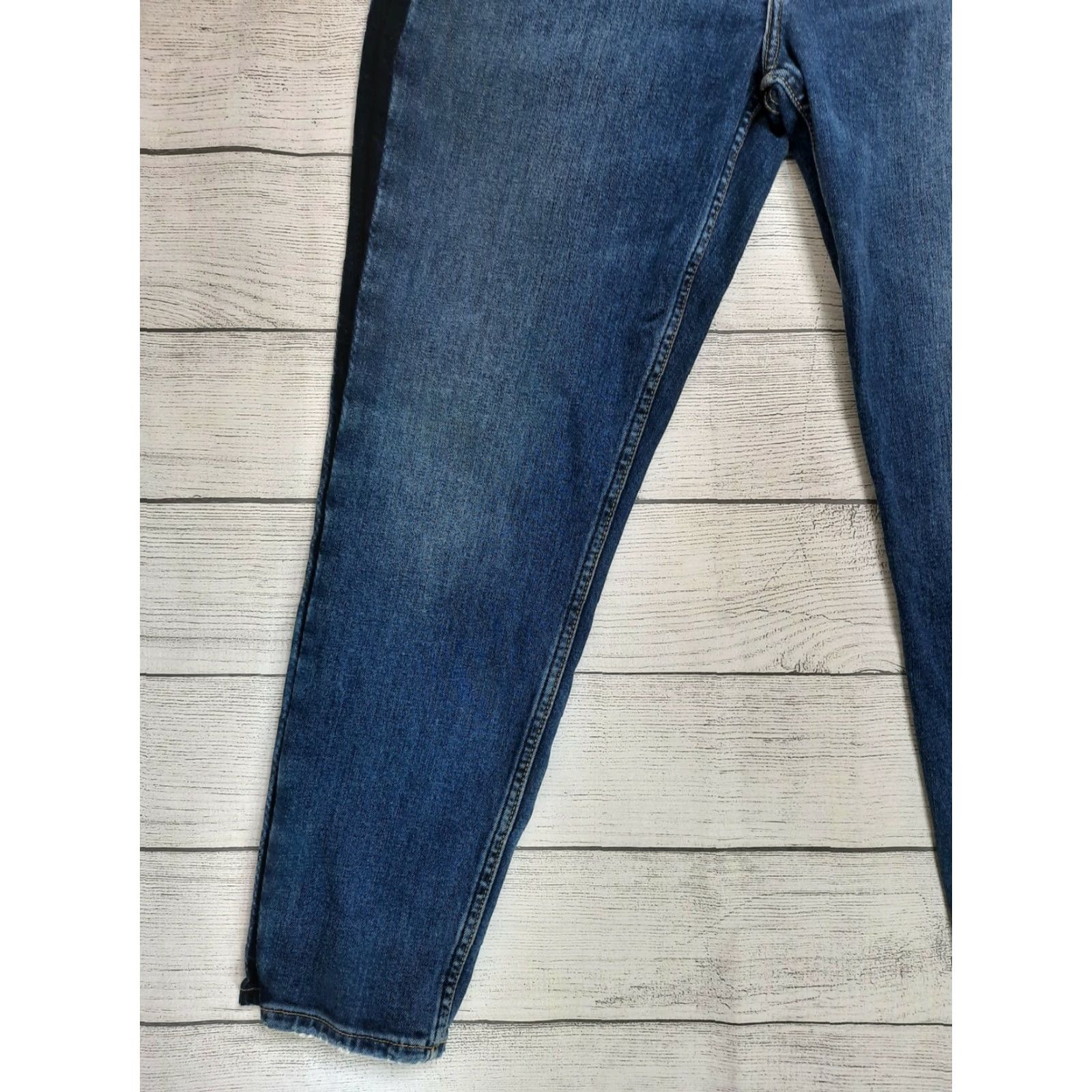 Silver Jeans Co. VINTAGE Silver Jeans Slim Racing strip Jeans Women's 30 27 Crop M2J Stretch Denim Mid Slimming Jeans Womens X Size 30" / US 8 / IT 44 - 6 Thumbnail