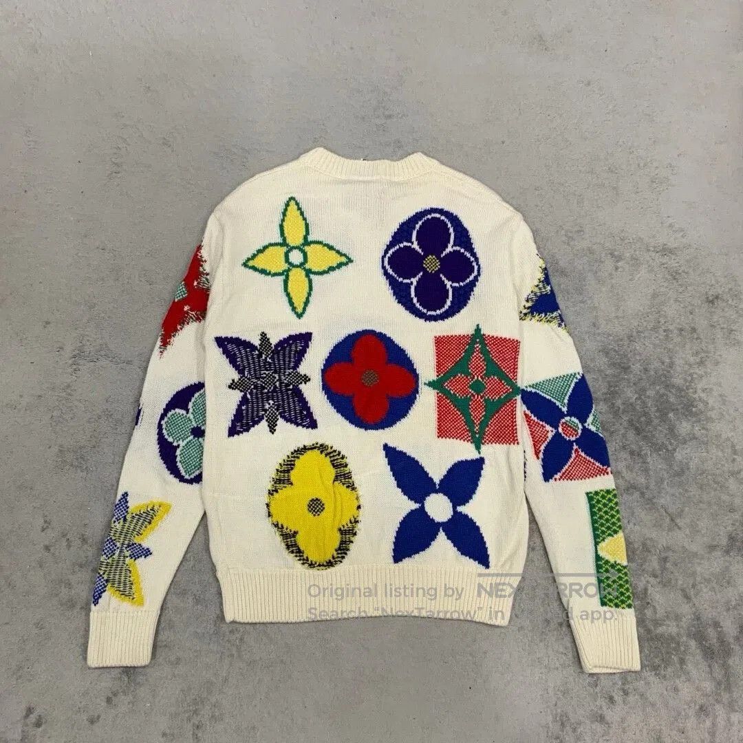 Louis Vuitton louis vuitton colorful round-neck sweater. Size M / US 6-8 / IT 42-44 - 4 Thumbnail