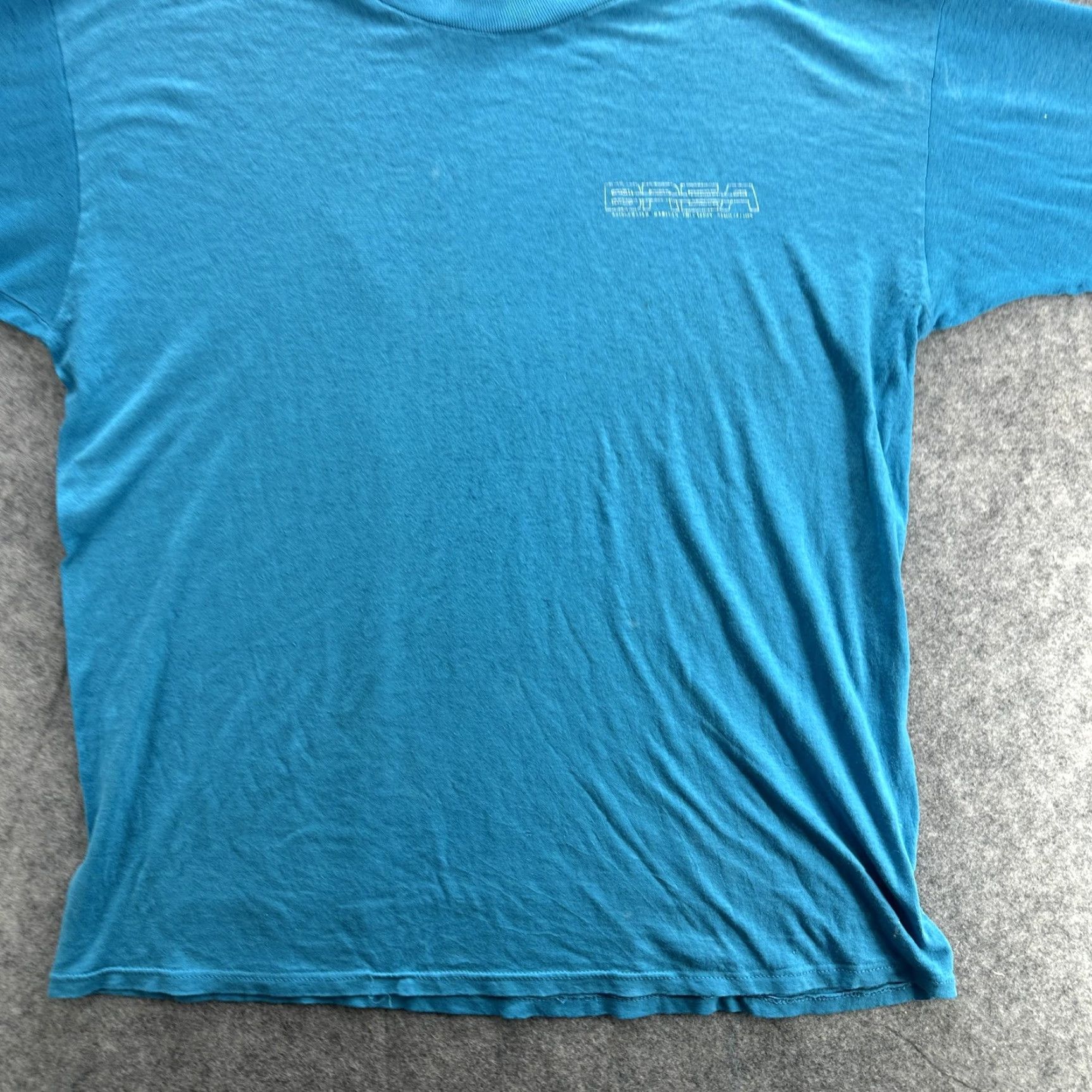 Jerzees VINTAGE Jerzees SERA Shirt Mens XL Blue 50/50 Cotton Polyester Made USA 90s Tee Size US XL / EU 56 / 4 - 3 Thumbnail