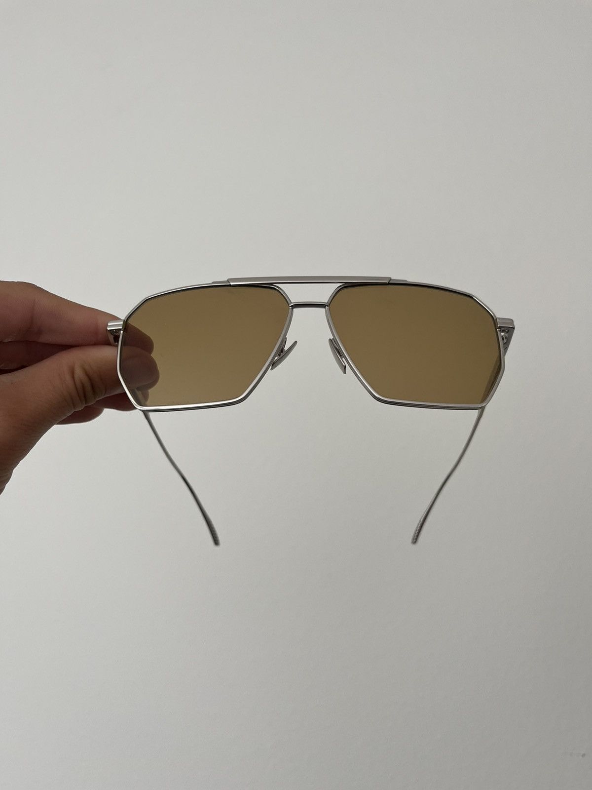 Bottega Veneta BOTTEGA VENETA SQUARE AVIATOR SUNGLASSES Size ONE SIZE - 4 Thumbnail