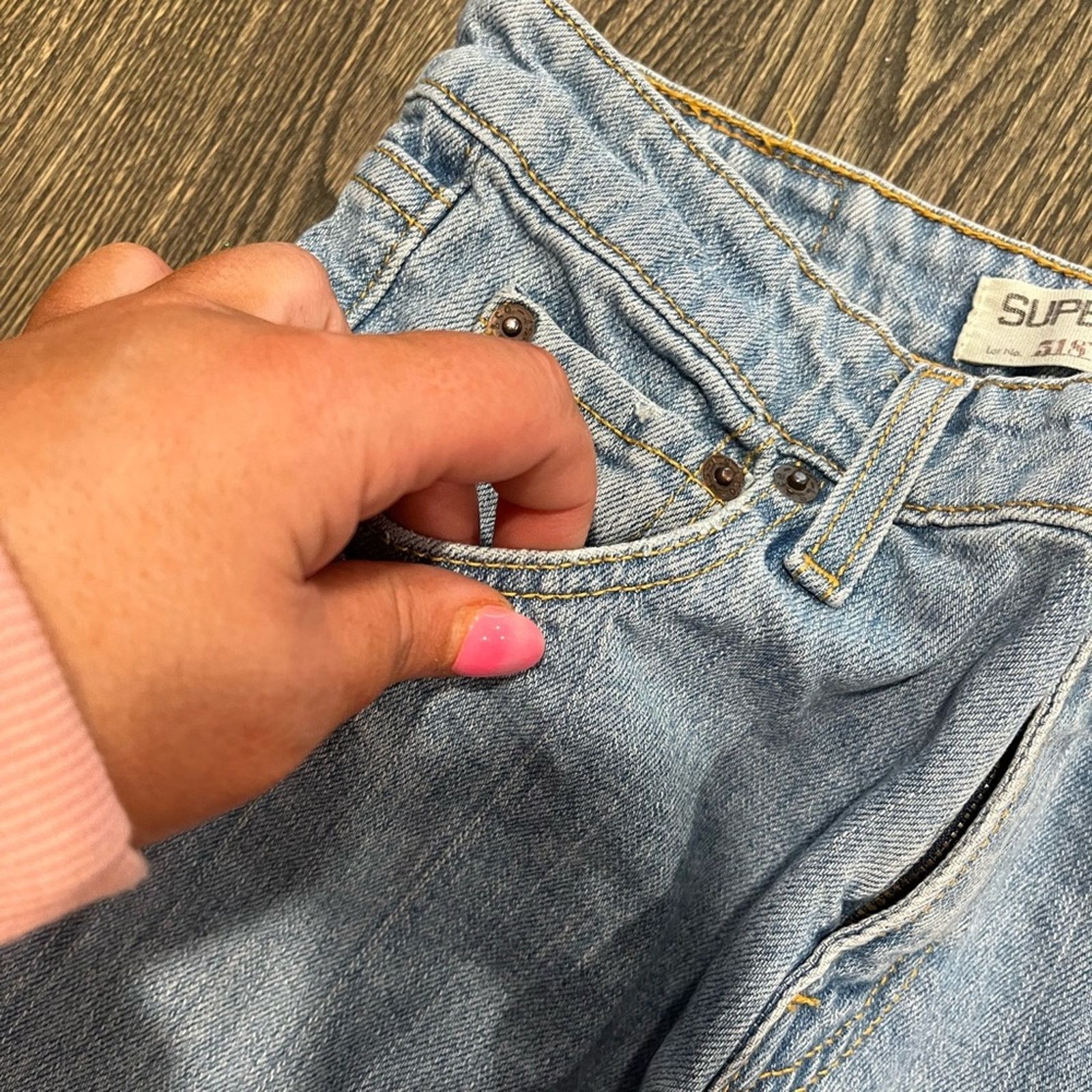 Levi's Levi's Superlow Bootcut Jeans Low Rise High Stretch 5M Size 27" / US 4 / IT 40 - 6 Thumbnail