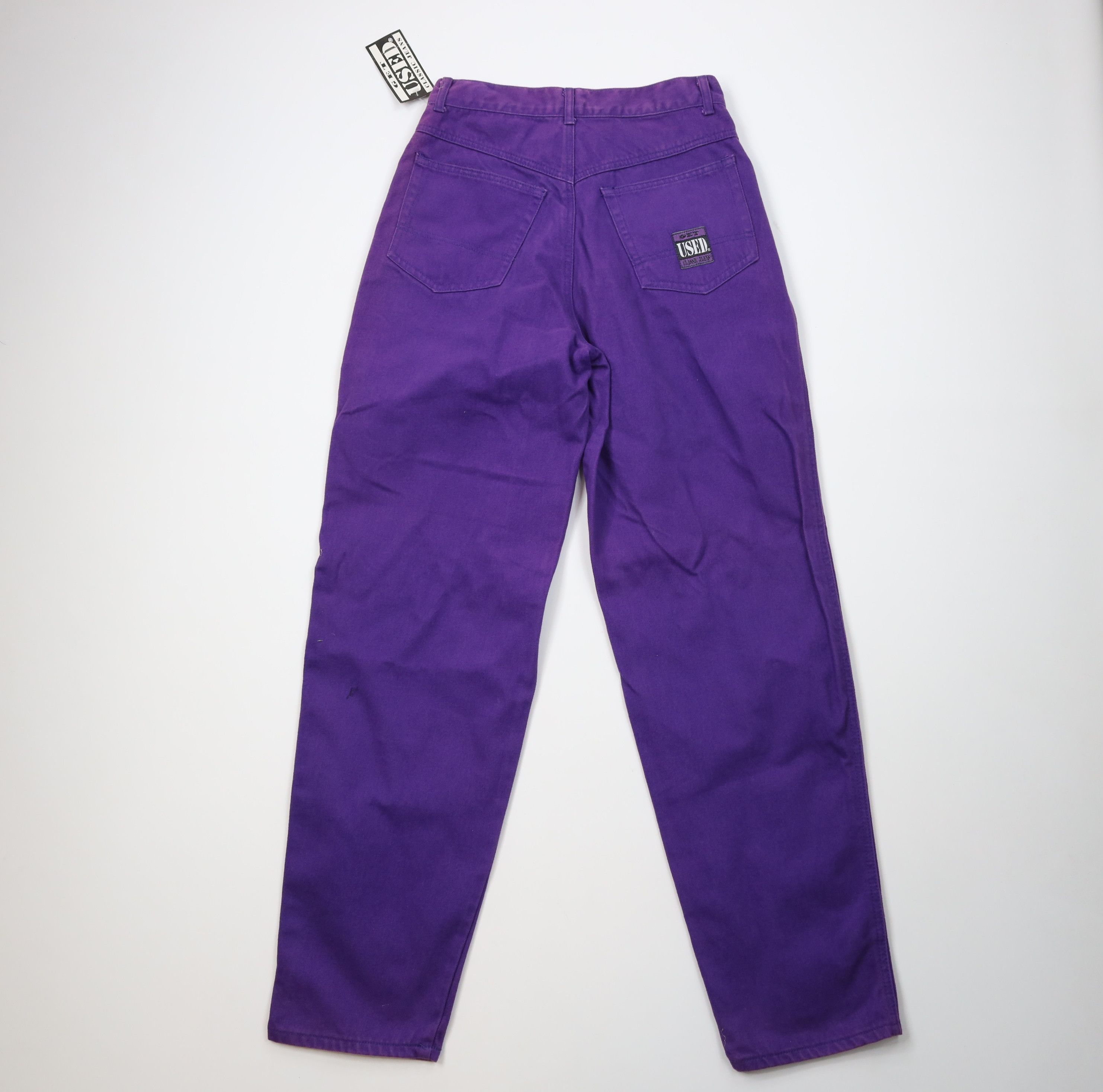 Vintage Deadstock Vintage 90s Streetwear Fit Skateboard Jeans Purple Size US 31 - 8 Thumbnail