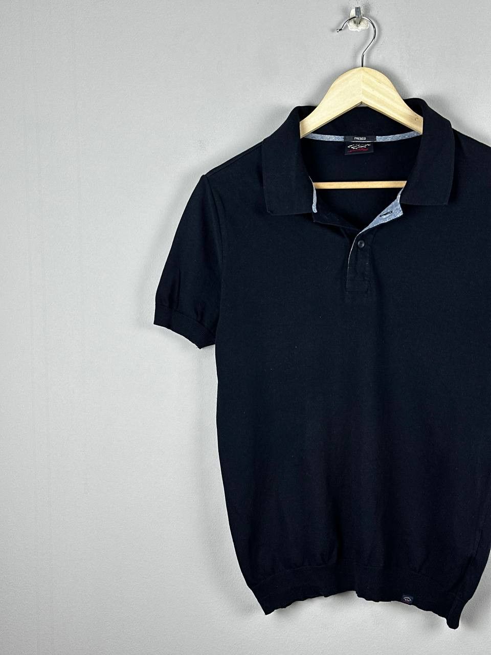 Paul & Shark Paul & Shark Fresco Luxury Navy Knitted Polo T Shirt Size US M / EU 48-50 / 2 - 2 Thumbnail