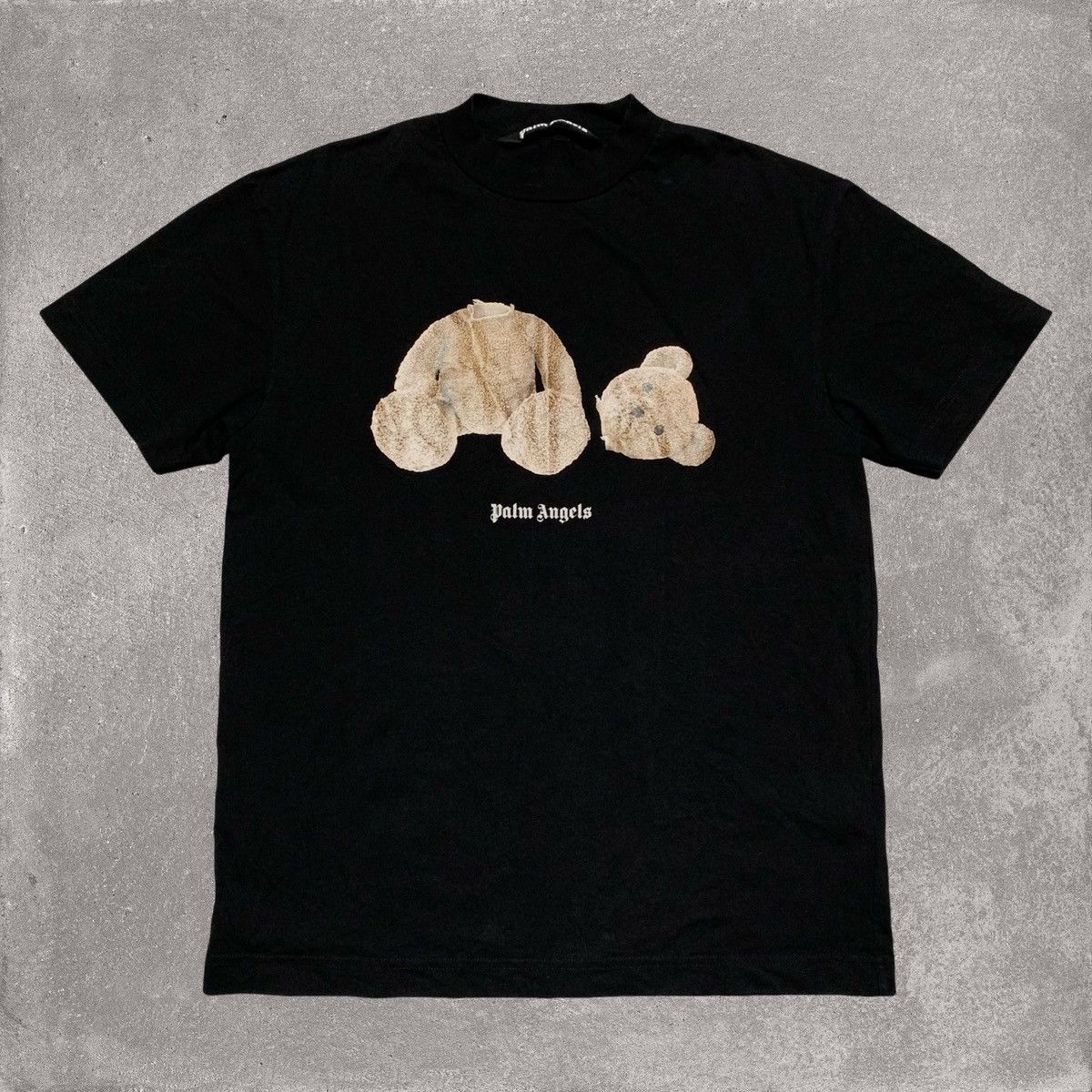 Palm Angels Medium Classic Bear Black Tee