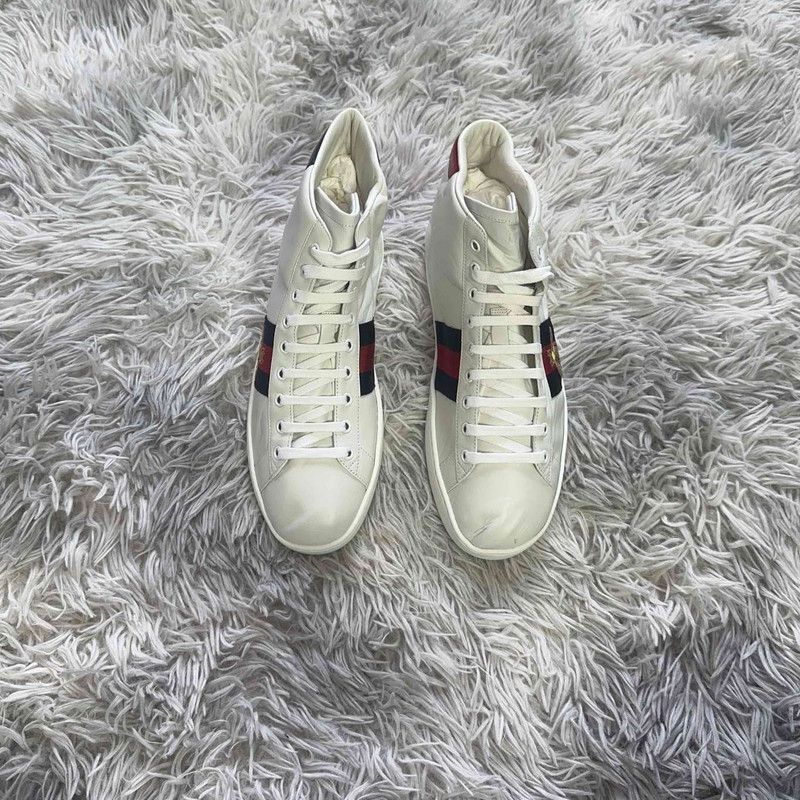 Other Gucci Ace High-Top Sneakers in White - Size US 8.5 / EU 41-42 - 2 Thumbnail