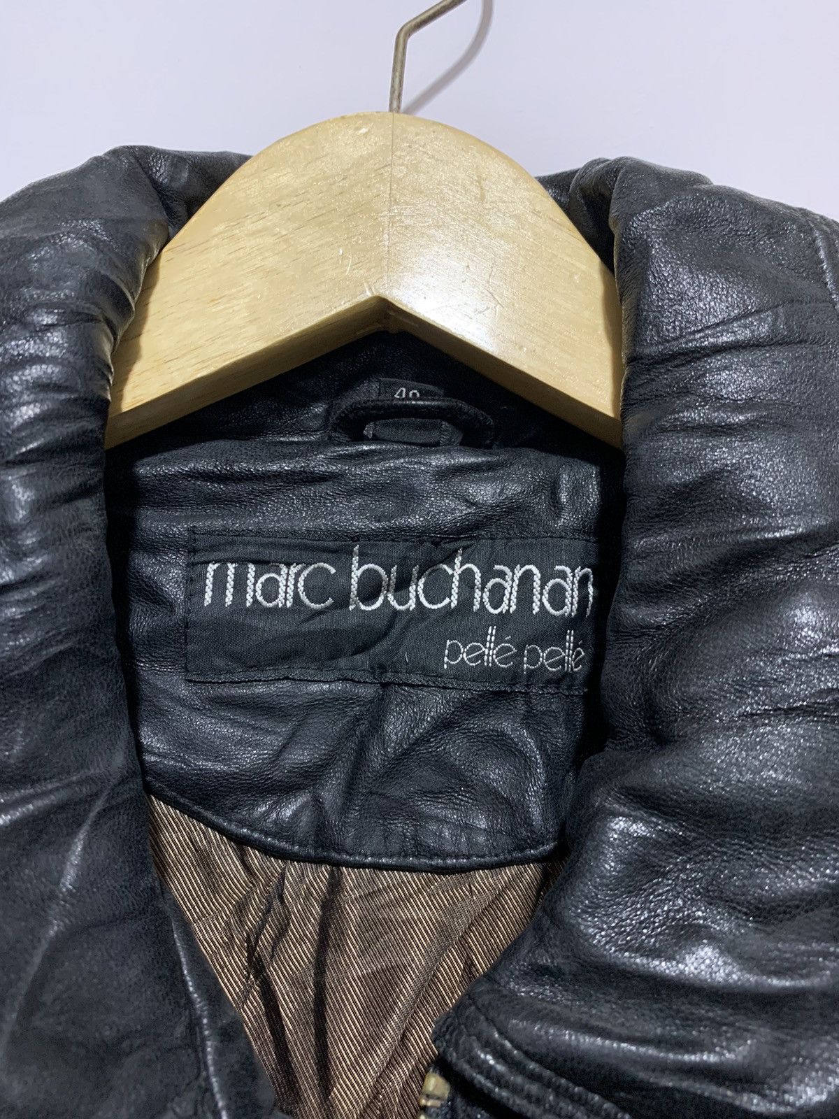 Marc Buchanan 💸BINDINGOFFER💸Pelle pelle leather jacket Size US XXL / EU 58 / 5 - 3 Thumbnail