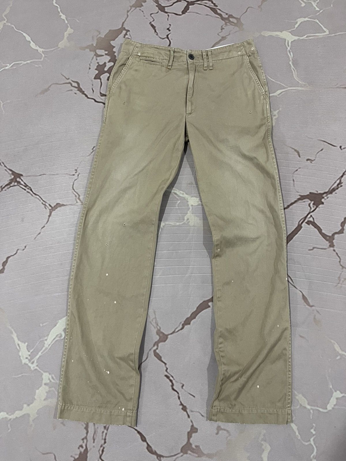 Chimala Chimala Japan Chino Chinch Back 50s Workwear Distress Size US 30 / EU 46 - 1 Thumbnail