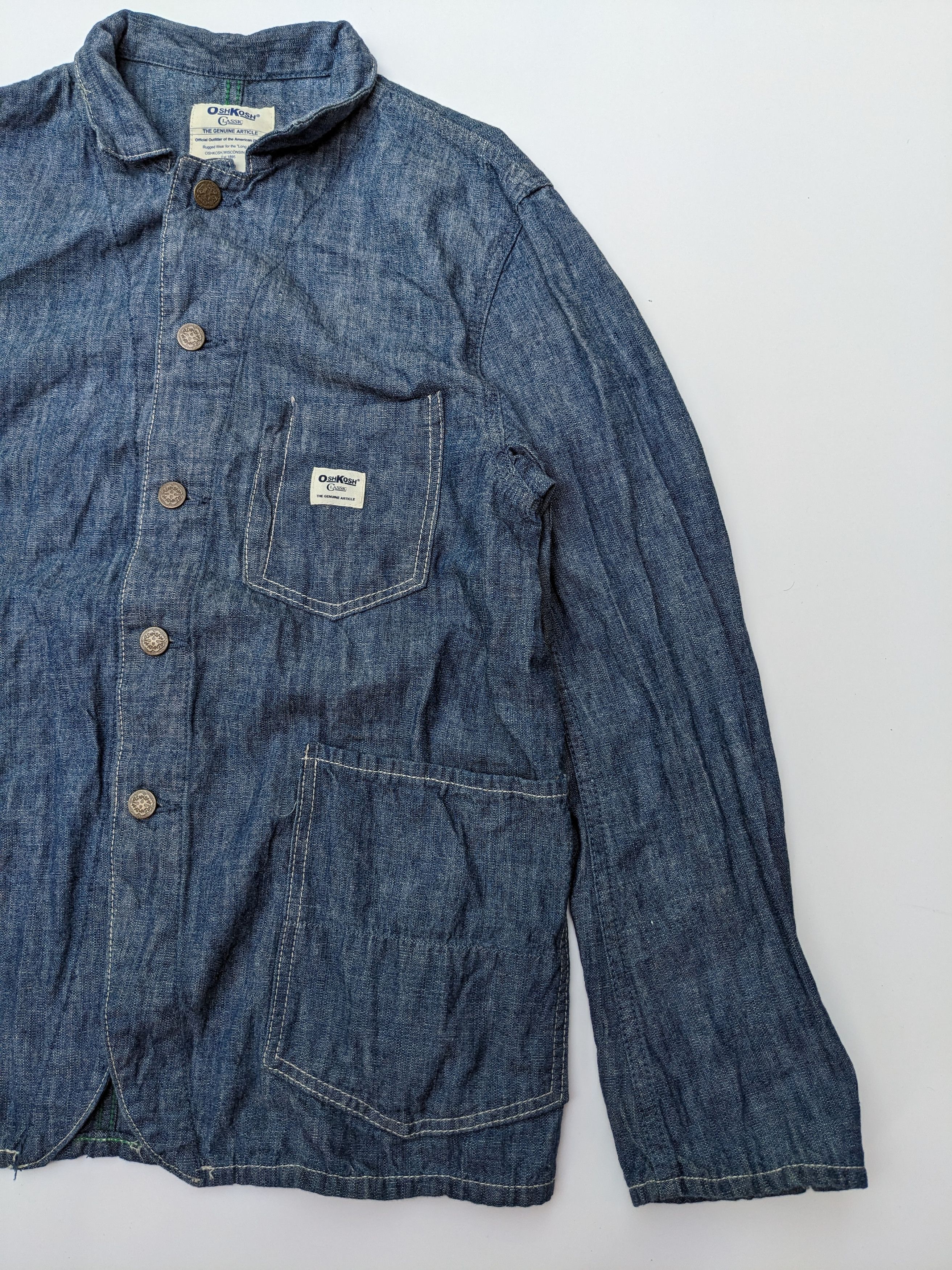 Oshkosh × Vintage Vintage Oshkosh chore denim jacket Size US M / EU 48-50 / 2 - 4 Thumbnail