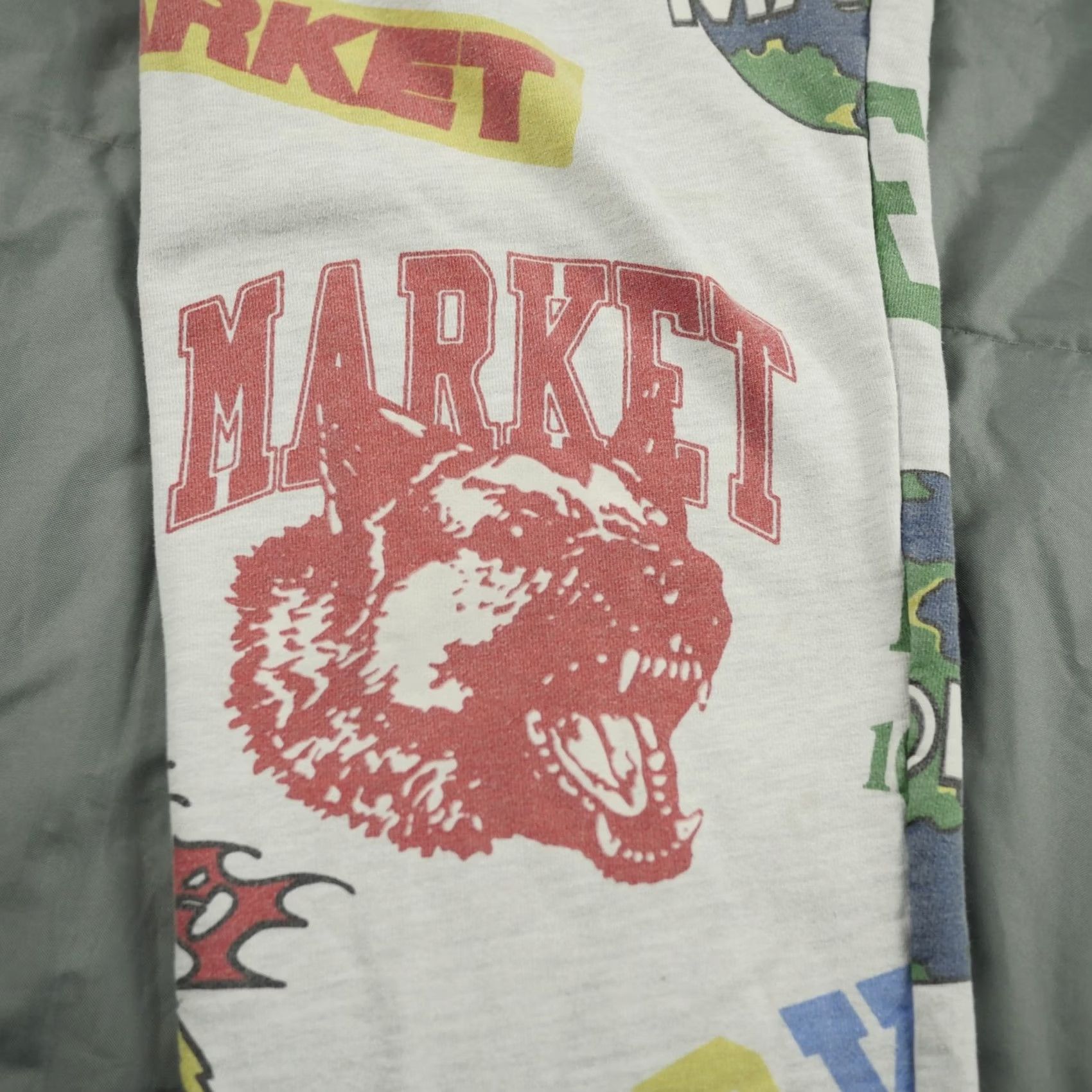 Market MARKET Jogger Pants Mens M Multicolor Graphic All Over Print Geometric Size US 31 - 4 Thumbnail
