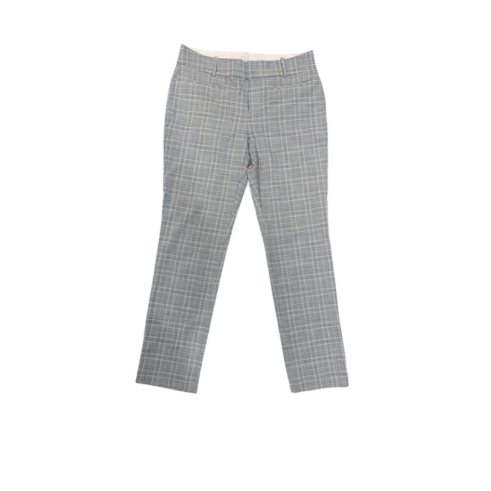 Calvin Klein Plaid Dress Slacks Trousers Pants Career Academia Preppy Size 28" / US 6 / IT 42 - 1 Thumbnail