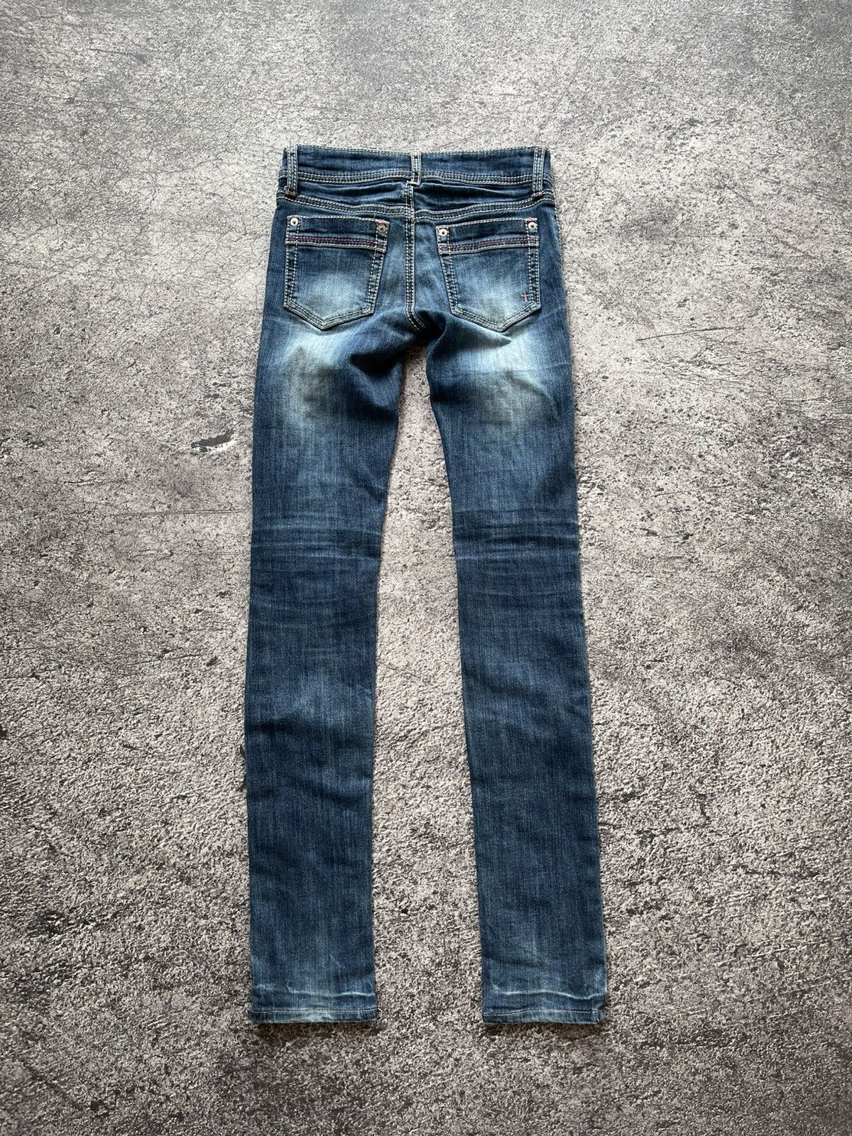 Japanese Brand Y2K C.C Cross Ifsixwasnine jeans skinny Size 26" / US 2 / IT 38 - 5 Thumbnail