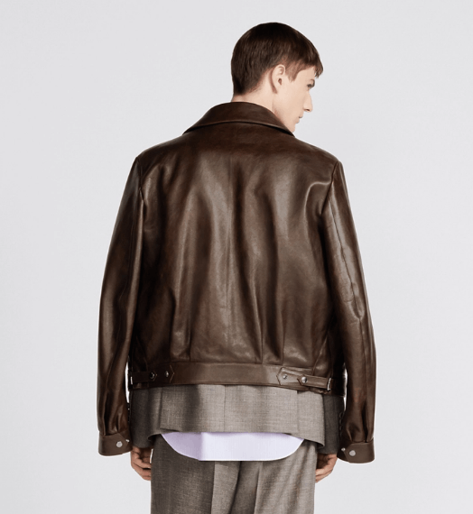 Dior o1w1db10525 483L41 Zipped Jacket in Brown Size US S / EU 44-46 / 1 - 6 Thumbnail