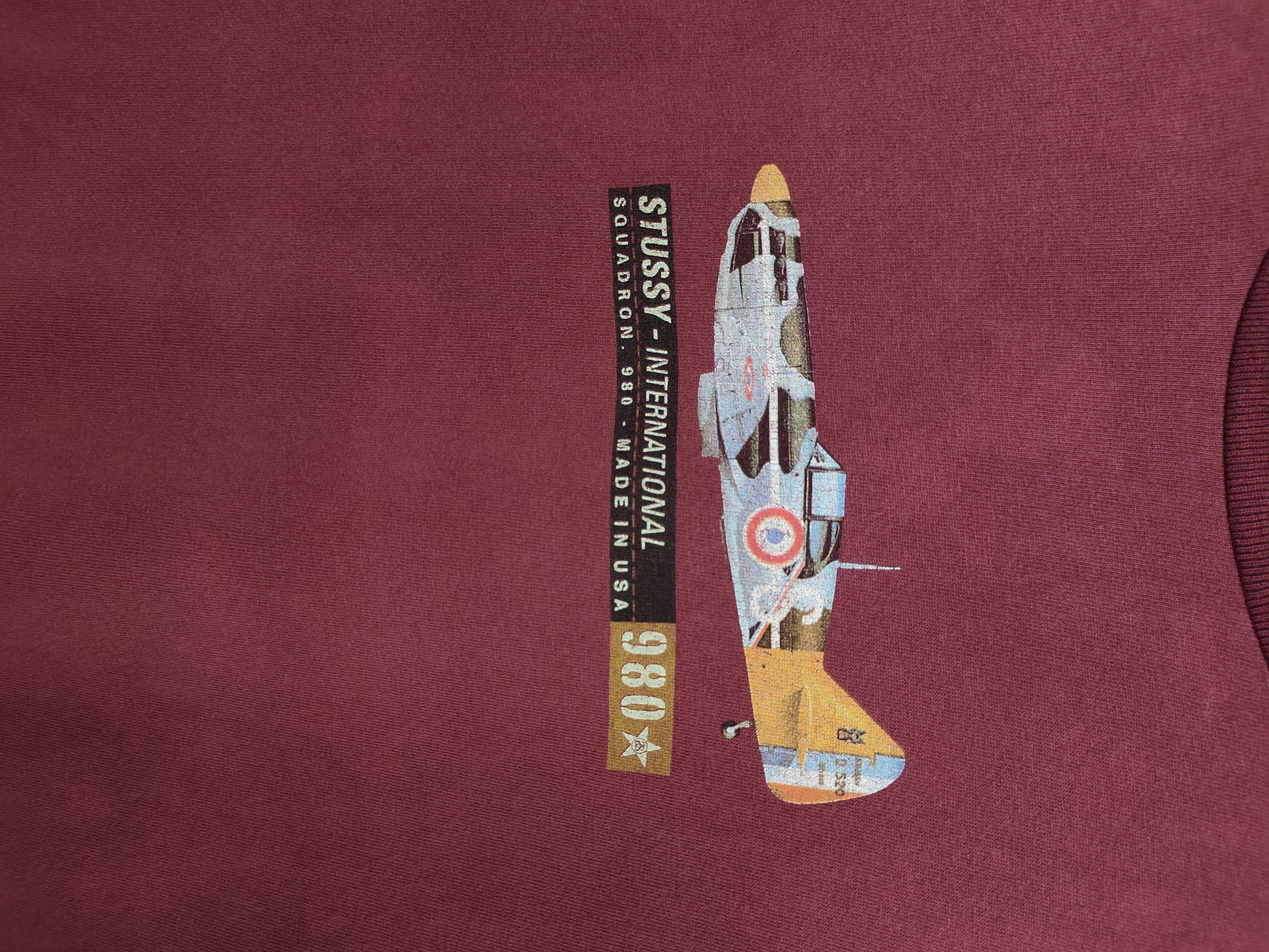 Stussy Vintage 90s OG Stussy International Squadron 980 T Shirt Size US M / EU 48-50 / 2 - 4 Thumbnail