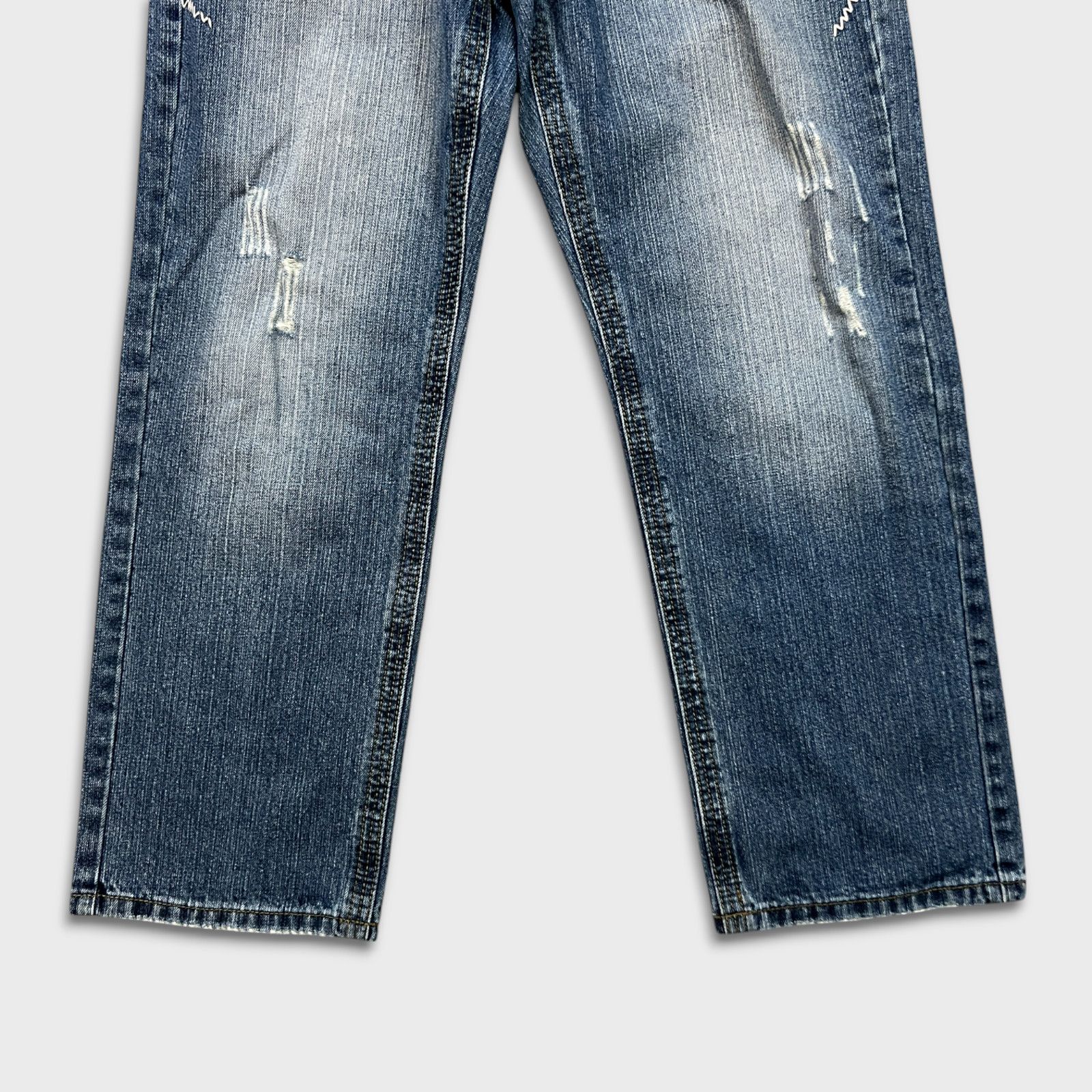 Vintage Vintage True Republic Jeans 34x30 Straight Baggy Denim Pants Size US 34 / EU 50 - 4 Thumbnail