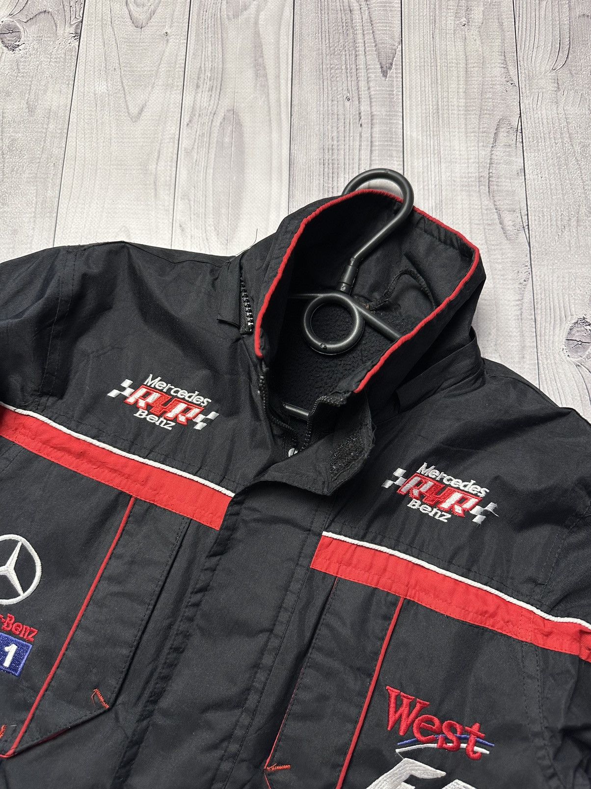 Mercedes-Benz × Vintage Vintage Mercedes Benz racing jacket size kids logo rare Size US XXS / EU 40 - 4 Thumbnail