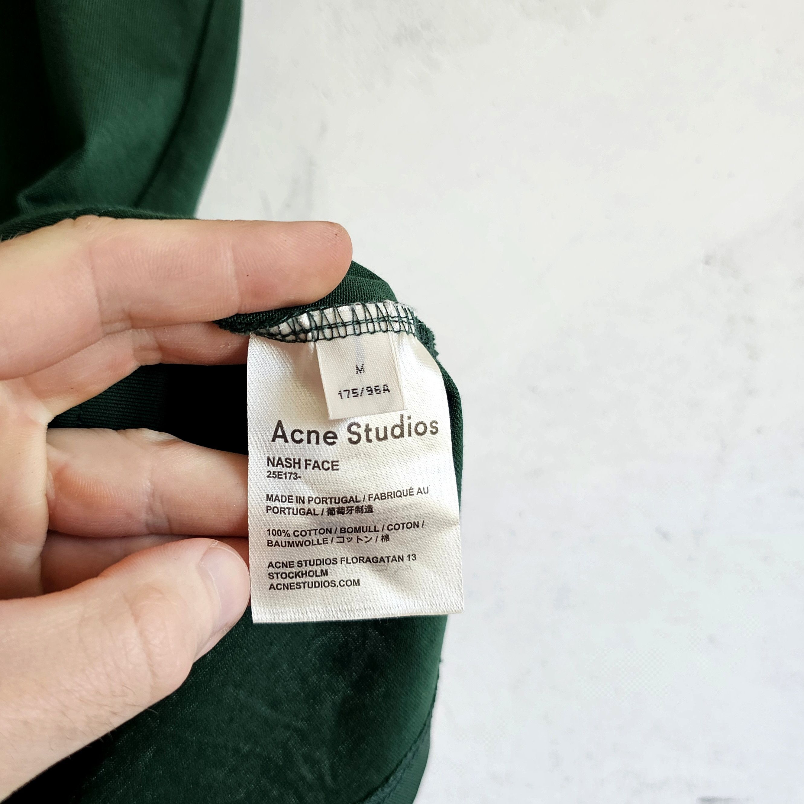 Acne Studios Acne Studios green t-shirt Size US M / EU 48-50 / 2 - 5 Thumbnail