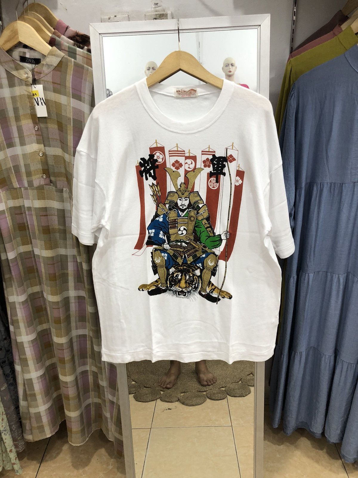 Japanese Brand Vintage Samurai and Tiger T Shirt Size US XL / EU 56 / 4 - 1 Thumbnail