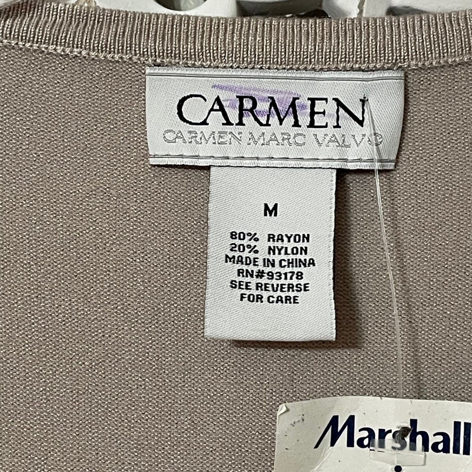 Other CARMEN Marc Valvo size M Cardigan Clear & Opaque Sequins Size M / US 6-8 / IT 42-44 - 9 Thumbnail